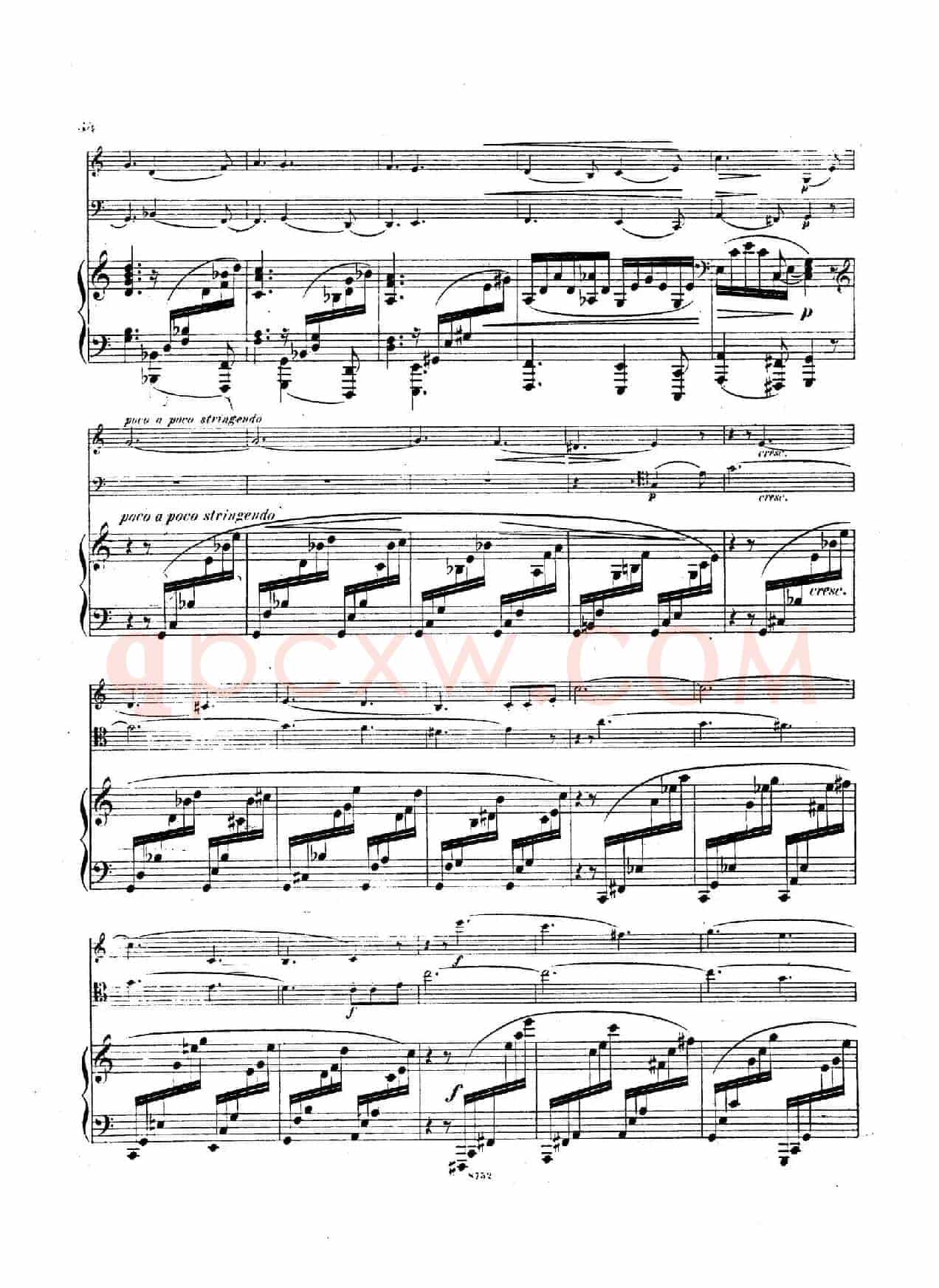 Piano Trio No.3 in c Minor Op.101(c小调第三钢琴三重奏)