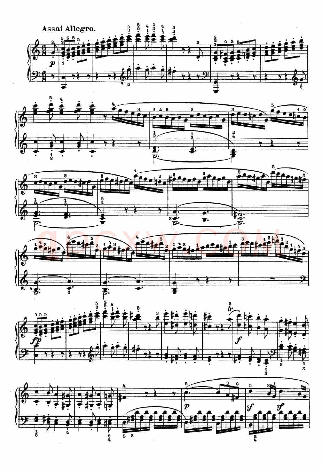 Piano Sonata in C Op.2 No.3(C大调第三钢琴奏鸣曲)