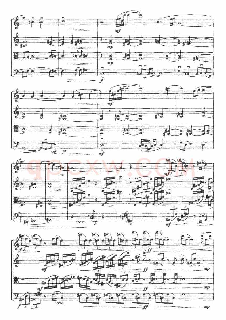 第一弦乐四重奏（杨玲玲作曲版）