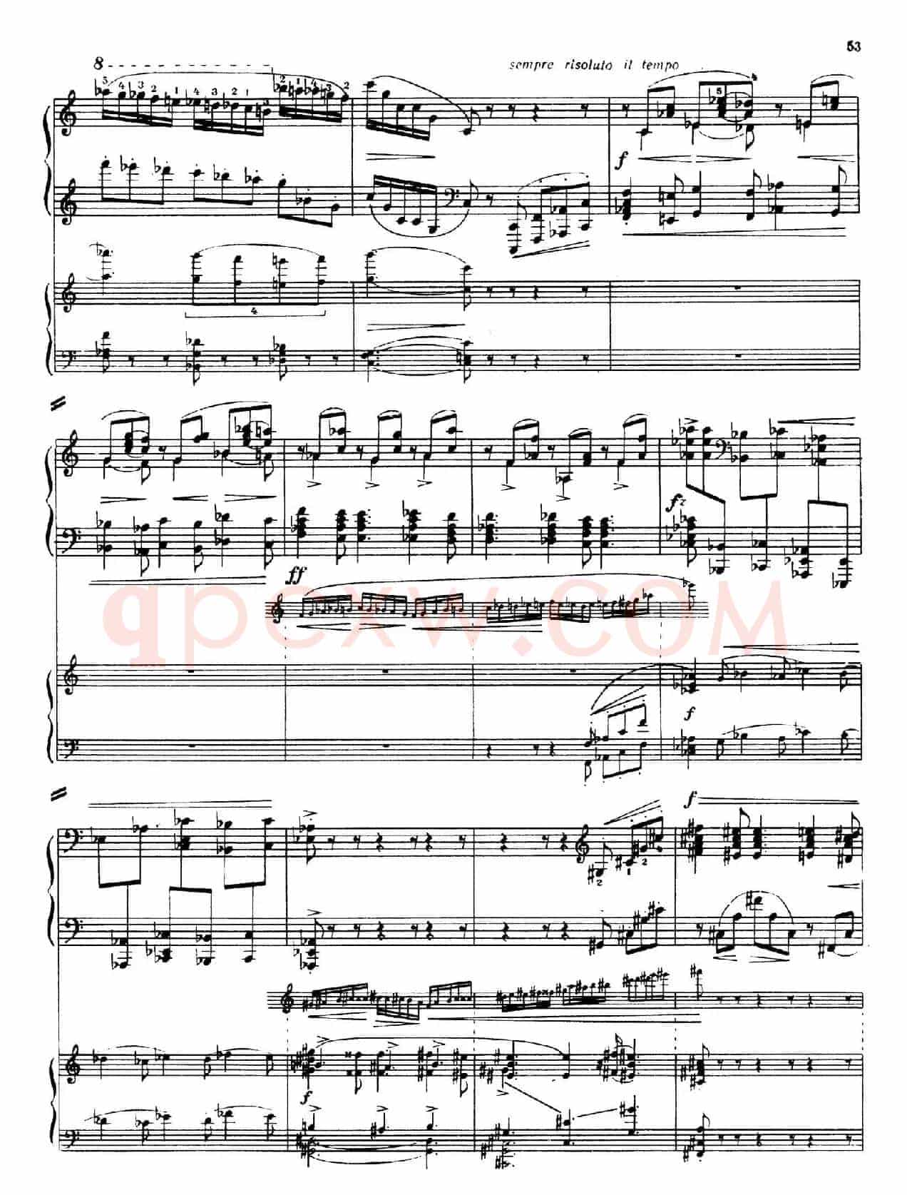 Piano Concerto No.2 in c Minor Op.50(c小调第二钢琴协奏曲·Ⅱ·双钢琴)