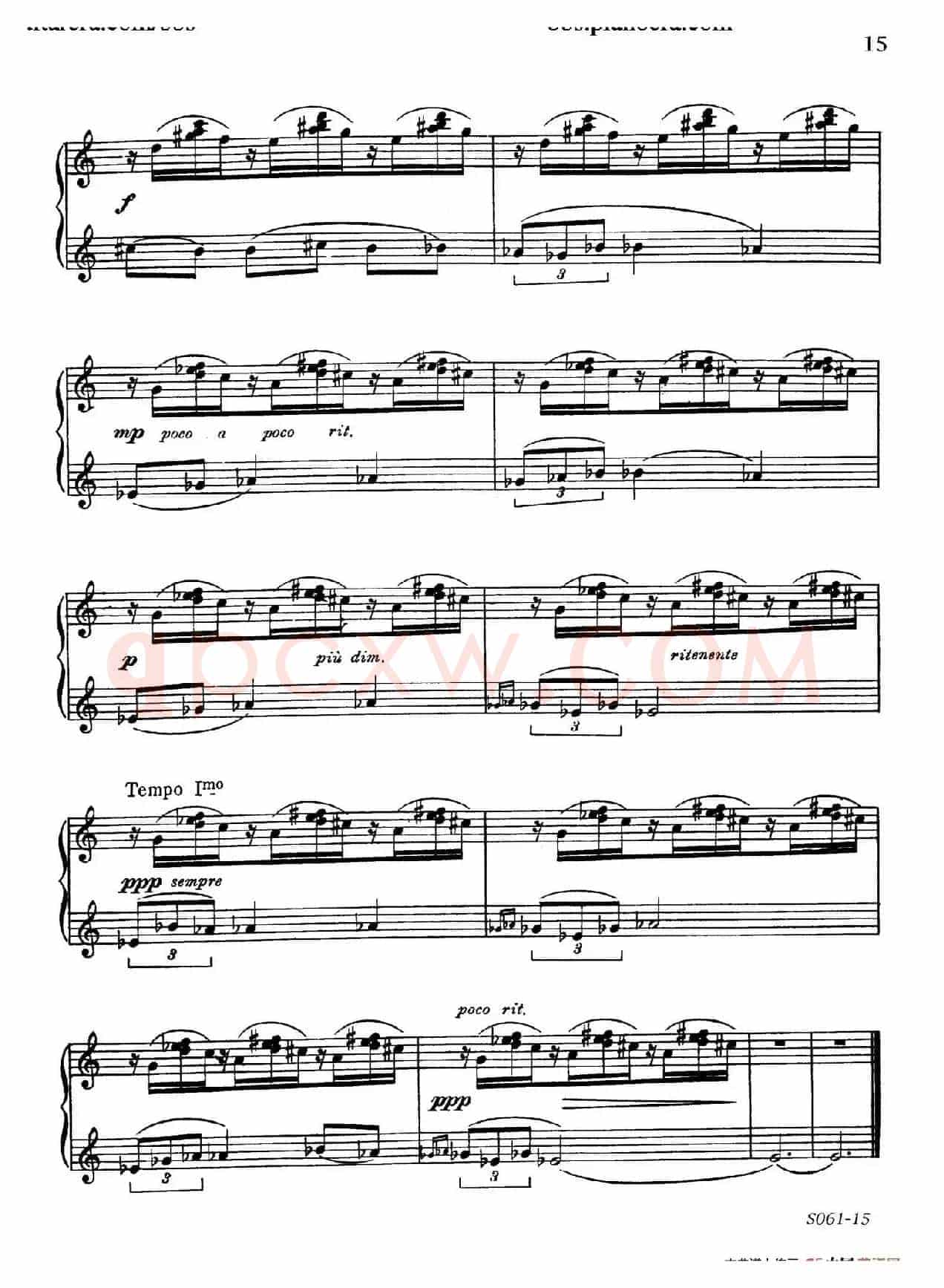 Poems of 1917 Op.41（1917之诗  3. 佛兰德斯东部）