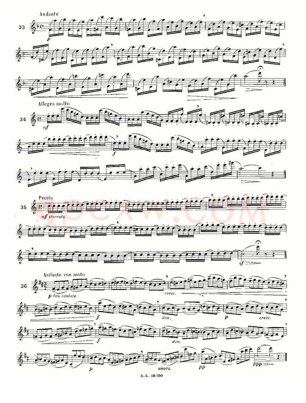 简易音阶练习100首之20-36（moyse - 100 studies after cramer）