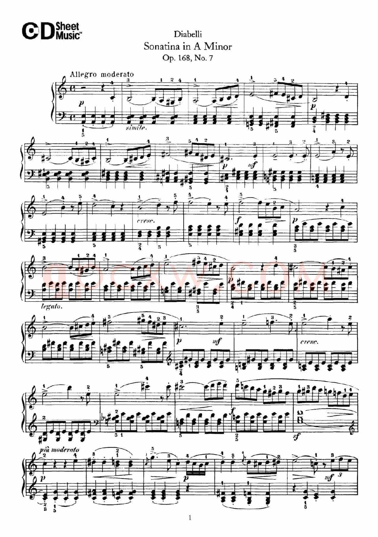 7 Piano Sonatinas Op.168（7首钢琴小奏鸣曲 No.7）