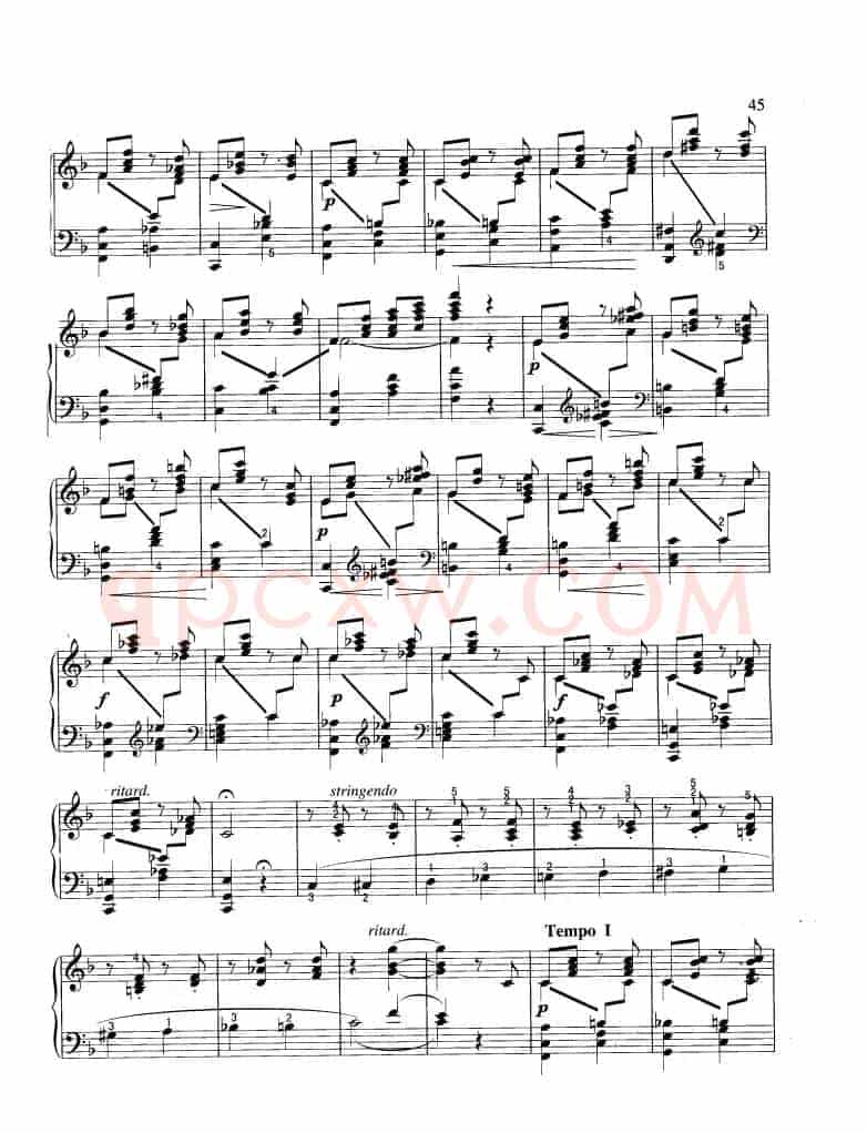 旋律（F大调 鲁宾斯坦作曲版）
