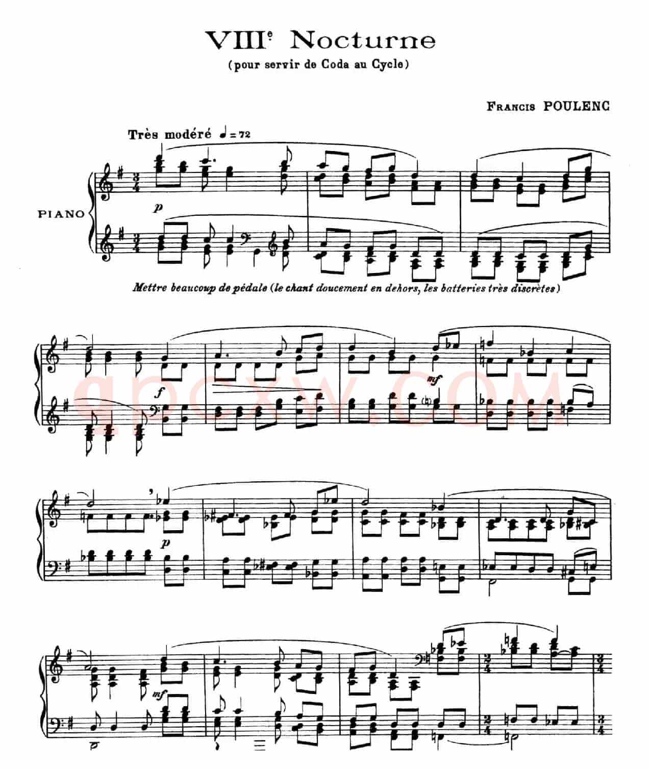 Eight Nocturnes (8首夜曲·Ⅷ)