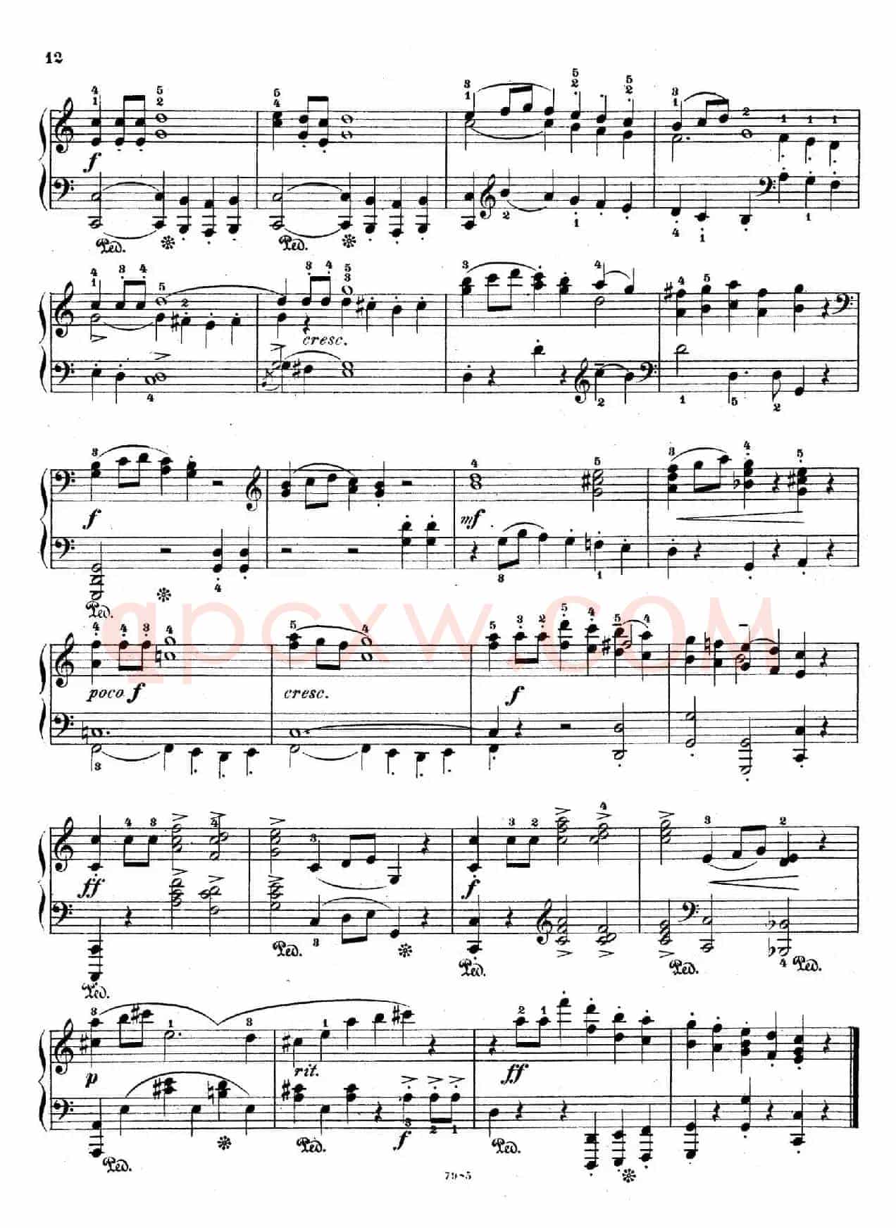 Five Sonatinas Op.70（5首钢琴小奏鸣曲·1）