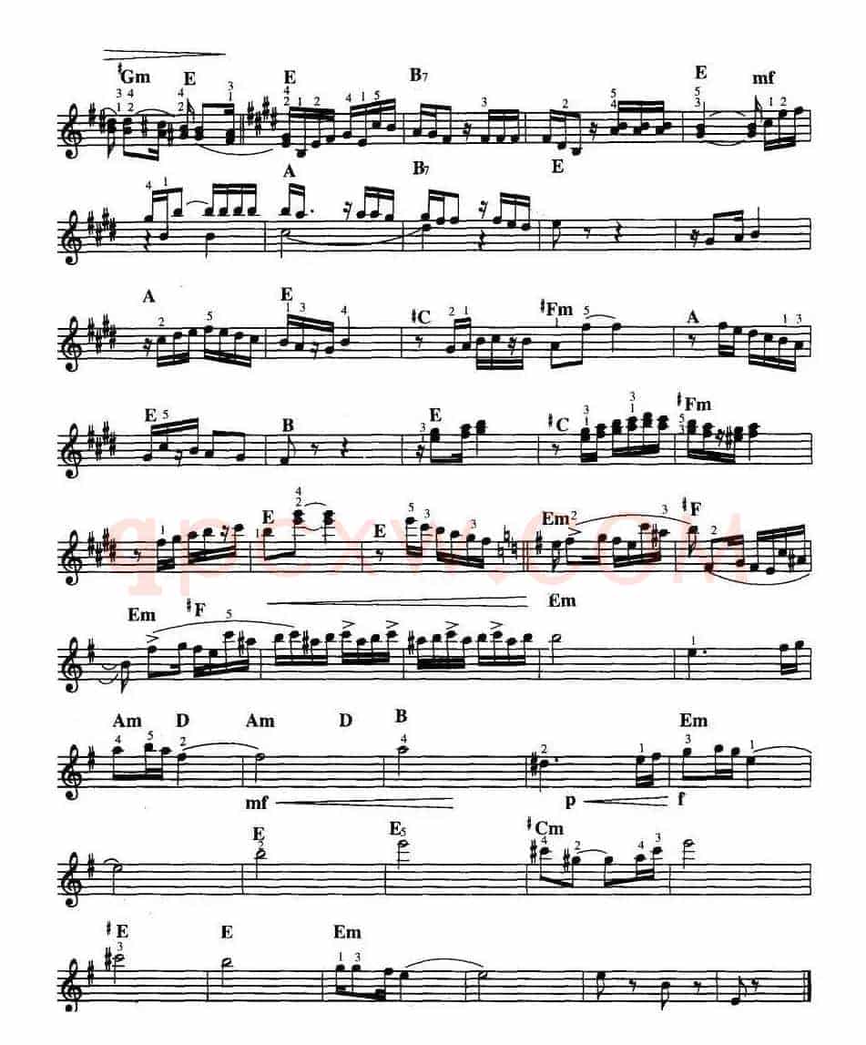 蓝天（立茨纳曲、陈方编配版）