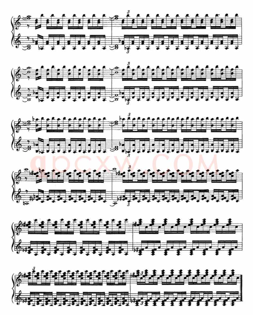 Technical Exercises S.146(李斯特钢琴技巧练习 BOOK Ⅸ)
