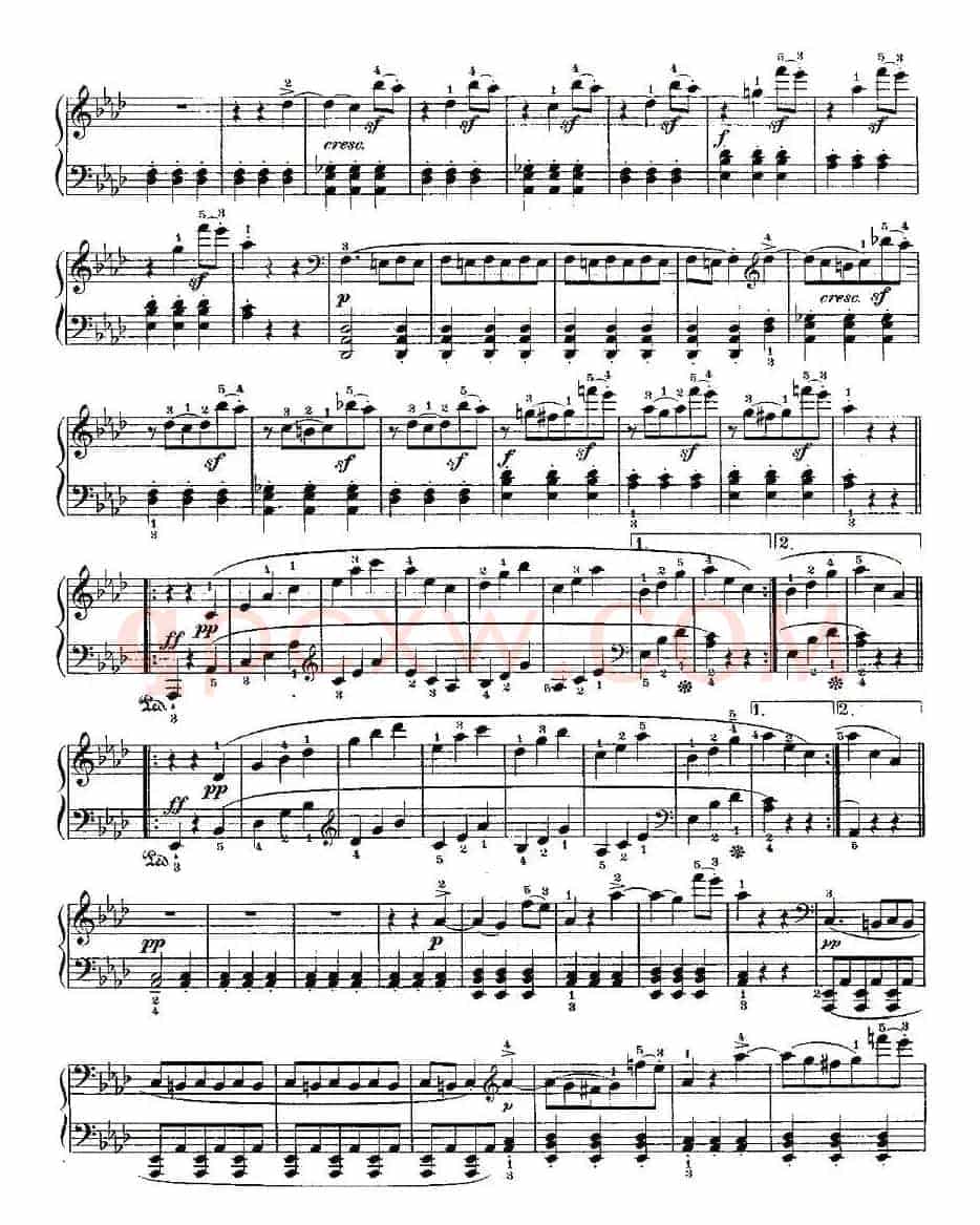 贝多芬钢琴小品（Bagatelles）（Op.33 之7）
