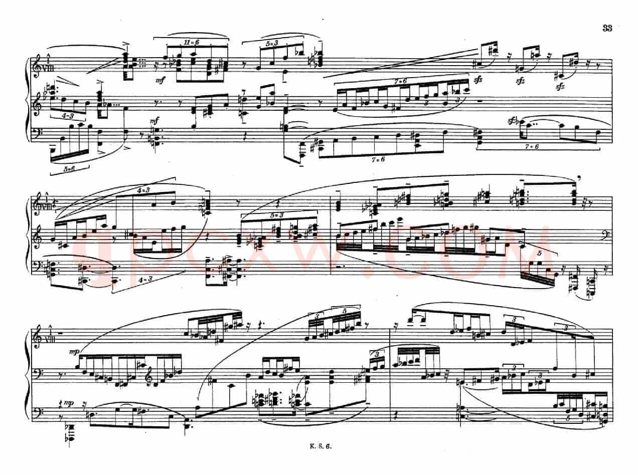 Piano Sonata No.2（第二钢琴奏鸣曲）（P33——42）