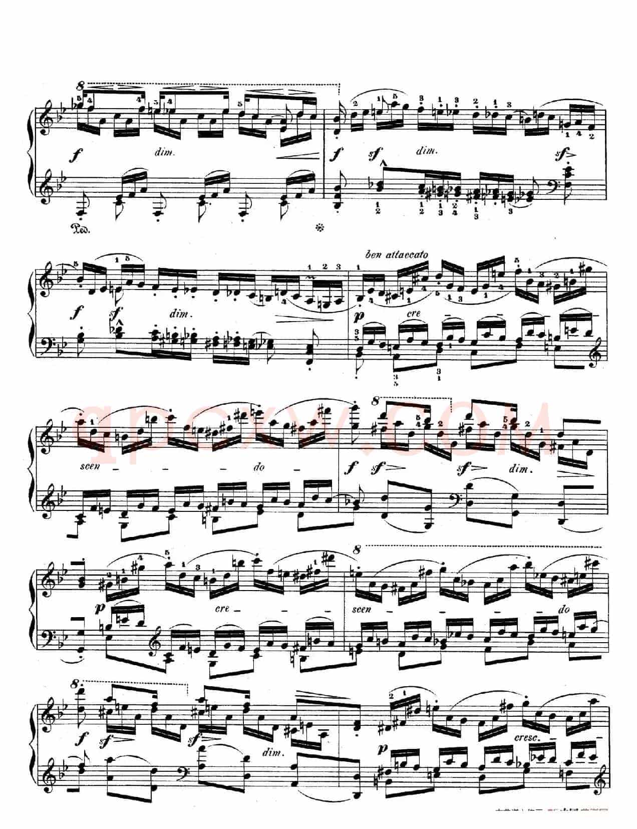 降B大调莫扎特主题变奏曲 Op.2(为钢琴与乐队而作)