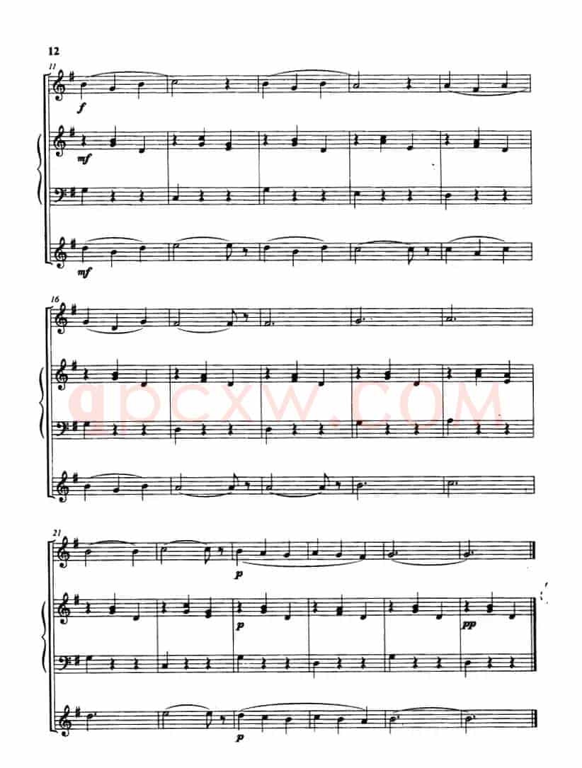漂泊的水母（三重奏、曾大健编曲）