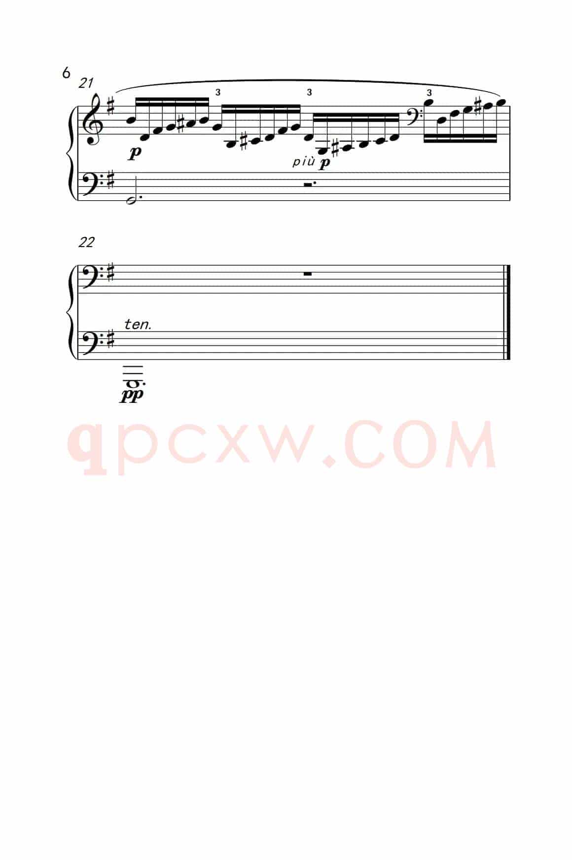 第七级1.练习曲（中央音乐学院 钢琴（业余）考级教程 7-9级）