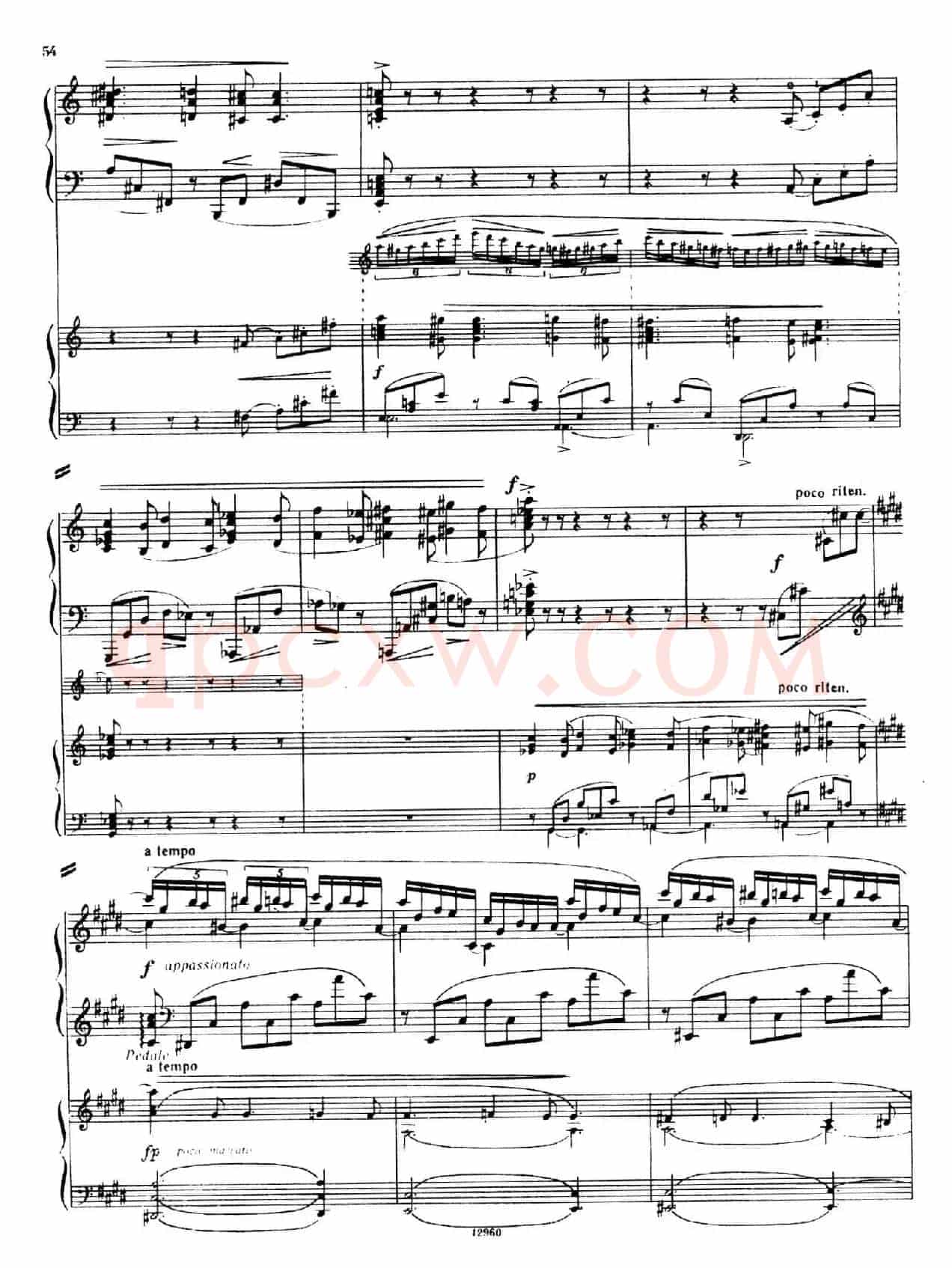 Piano Concerto No.2 in c Minor Op.50(c小调第二钢琴协奏曲·Ⅱ·双钢琴)