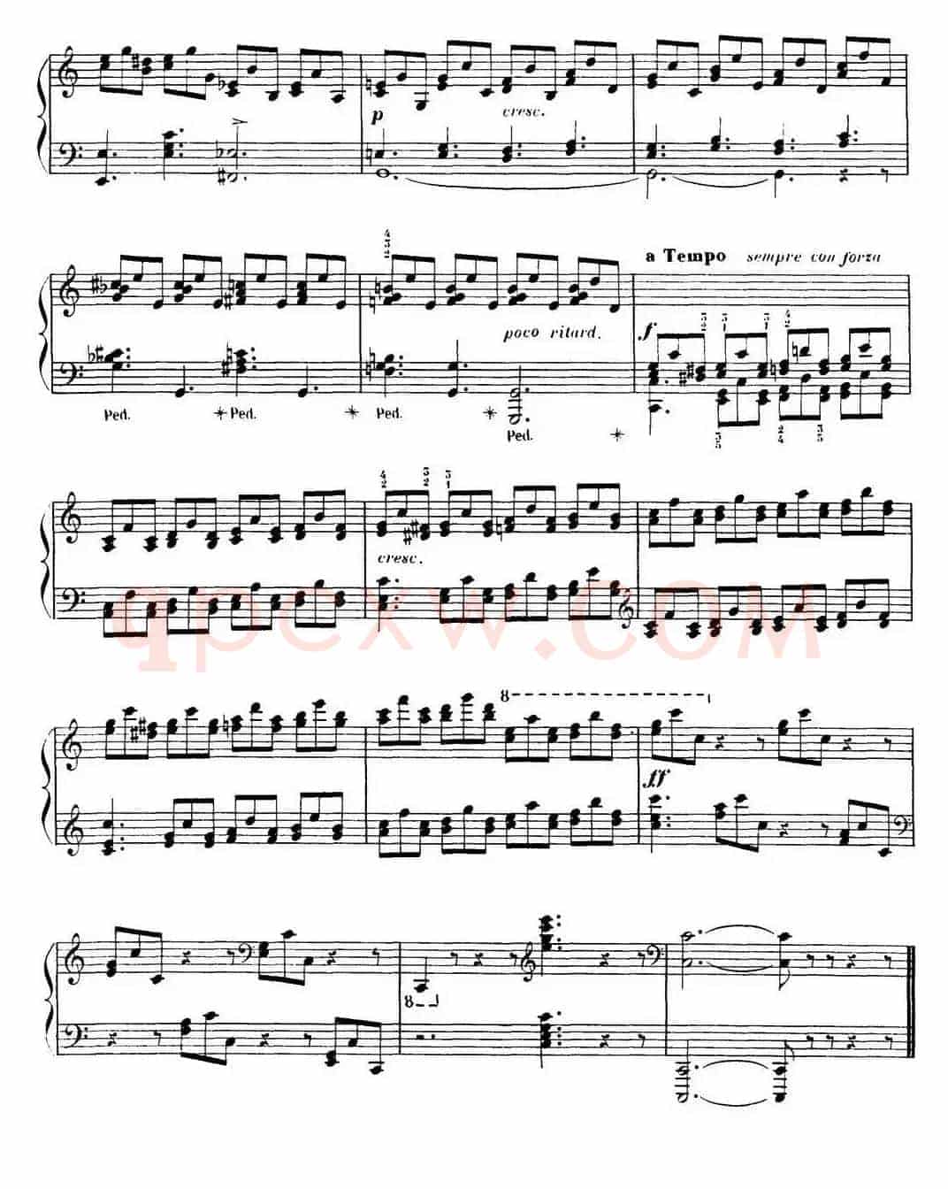 15 Etudes de Virtuosité Op.72 No.8(十五首钢琴练习曲之八)
