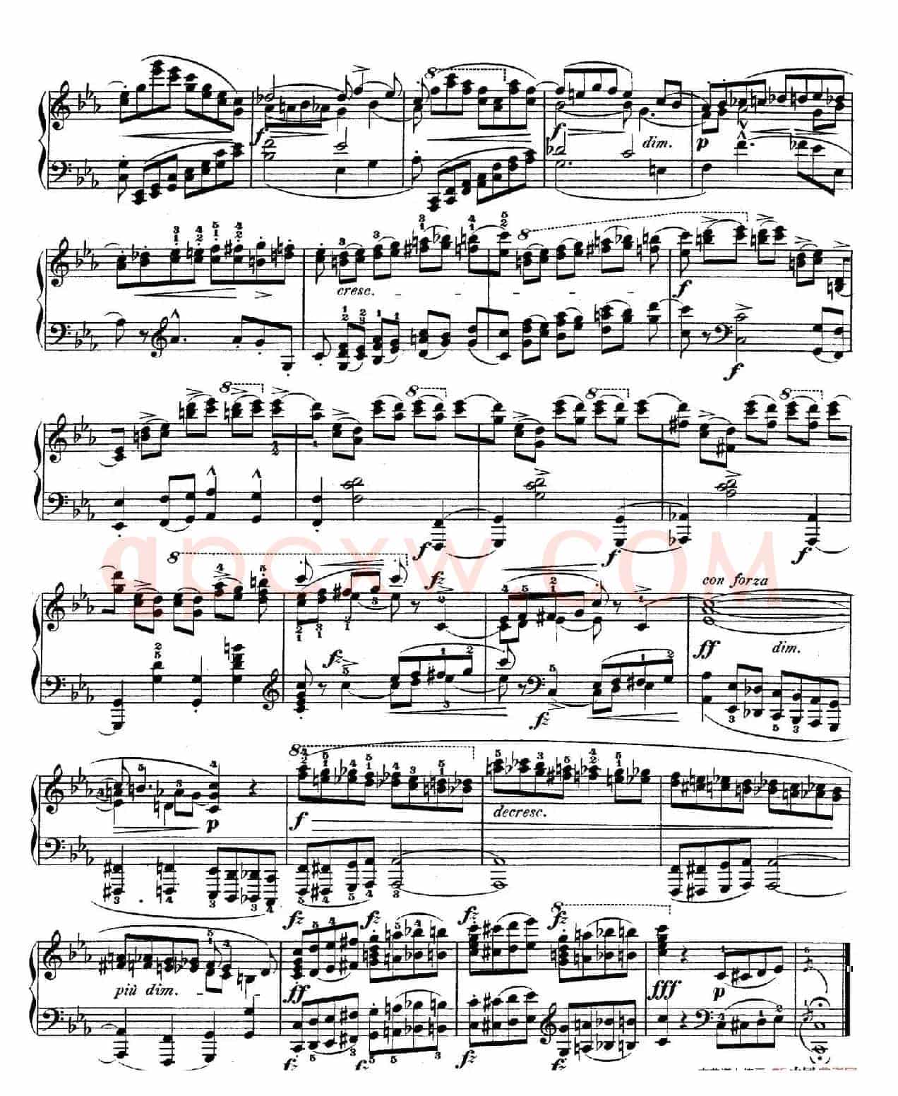 Piano Sonata No.1 in c Minor Op.4 (c小调第一钢琴奏鸣曲)