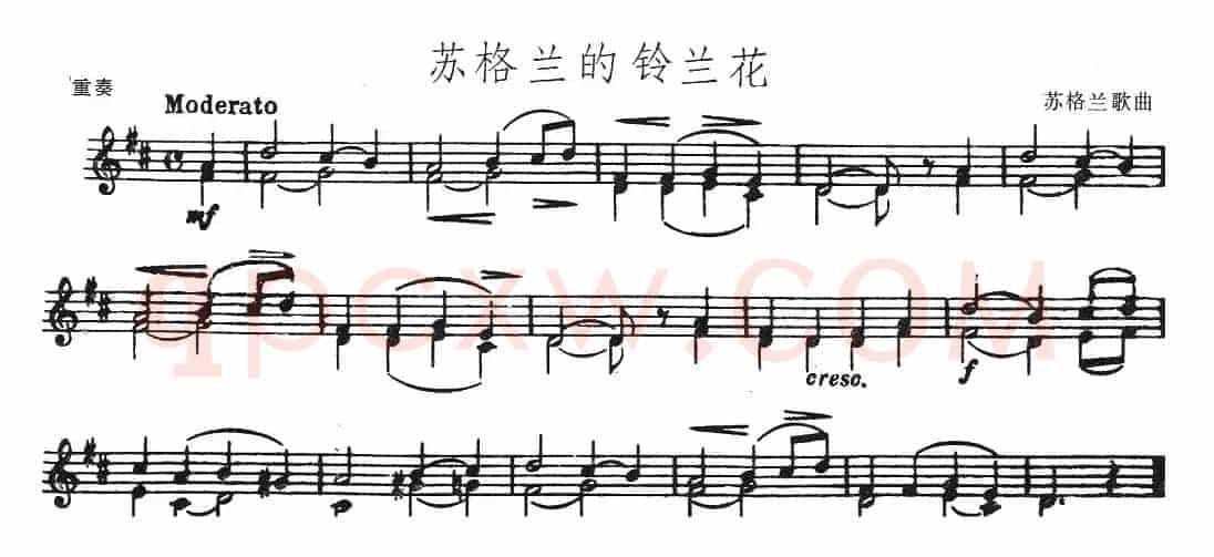 苏格兰的铃兰花（重奏）