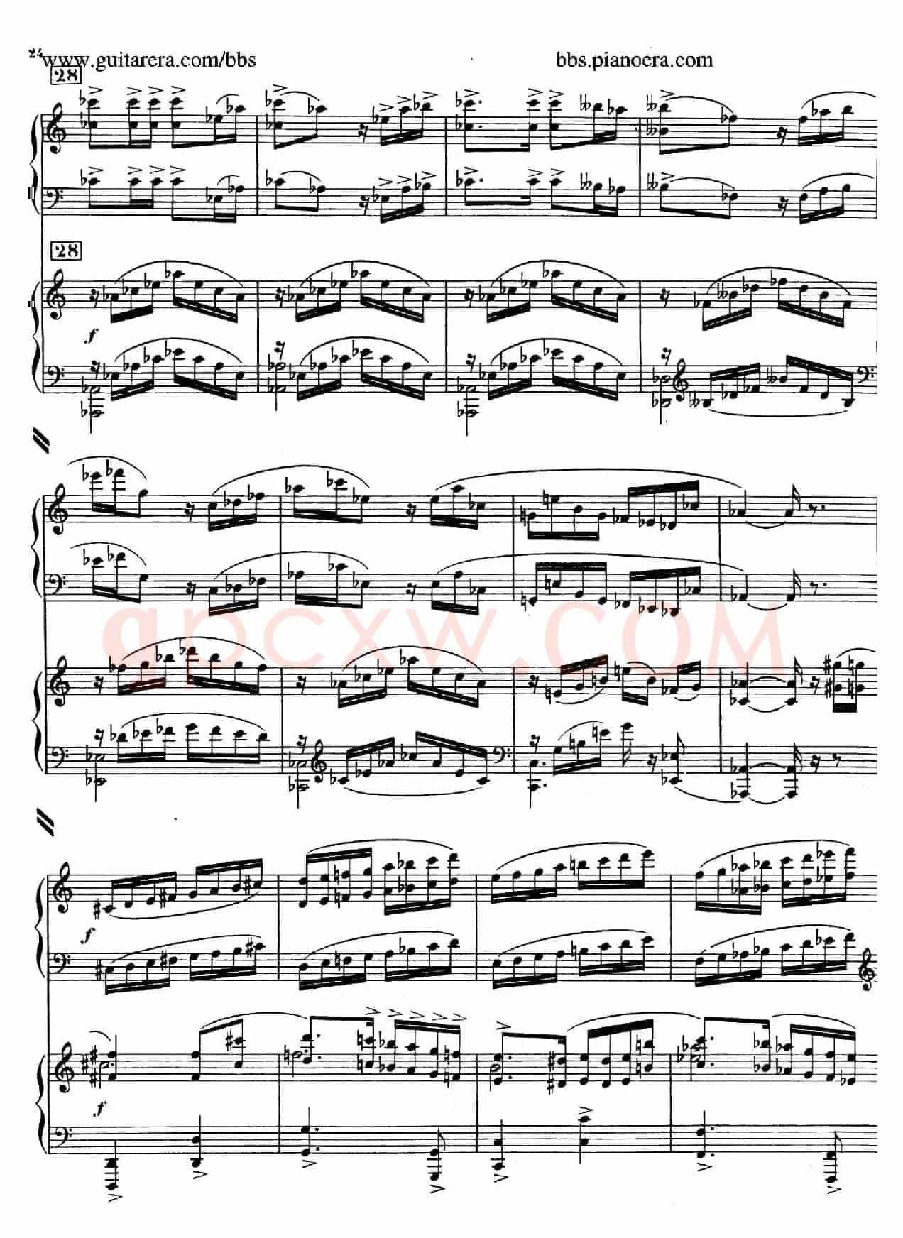 Piano Concerto in c-sharp Minor (升c小调钢琴协奏曲·第一乐章)