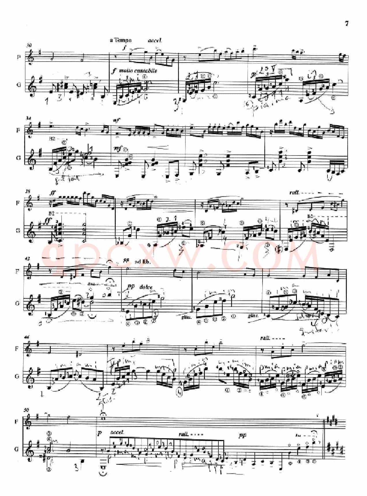 Histoire du Tango：2、Café 1930（长笛+吉他）