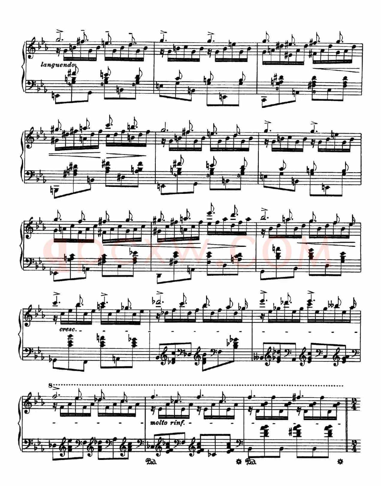 12 Etudes d'execution Transcendante S.139(12首超技练习曲·8)