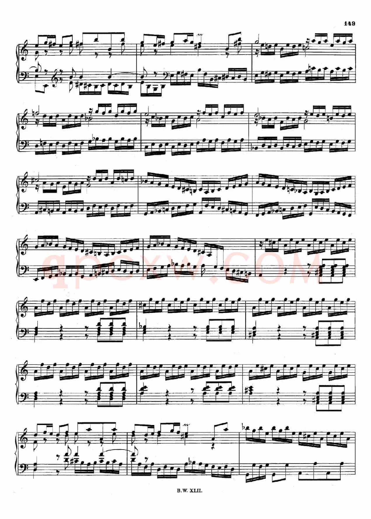 16 Concertos BWV 972-987(十六首为独奏古钢琴而作的协奏曲)(P91——100)