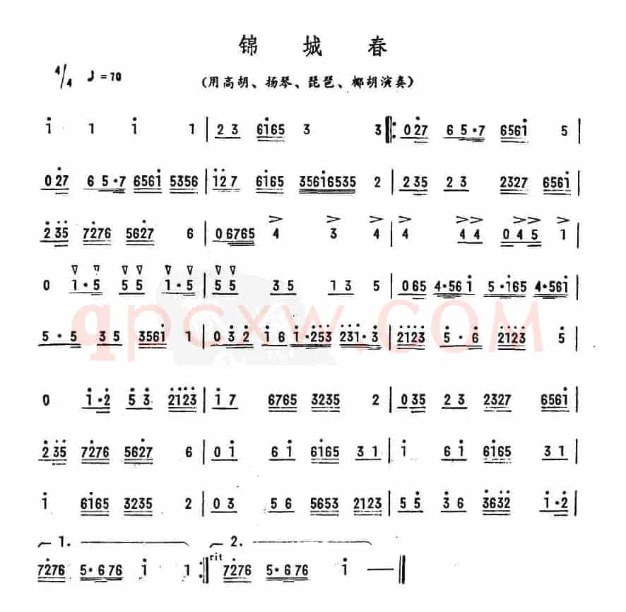 锦城春