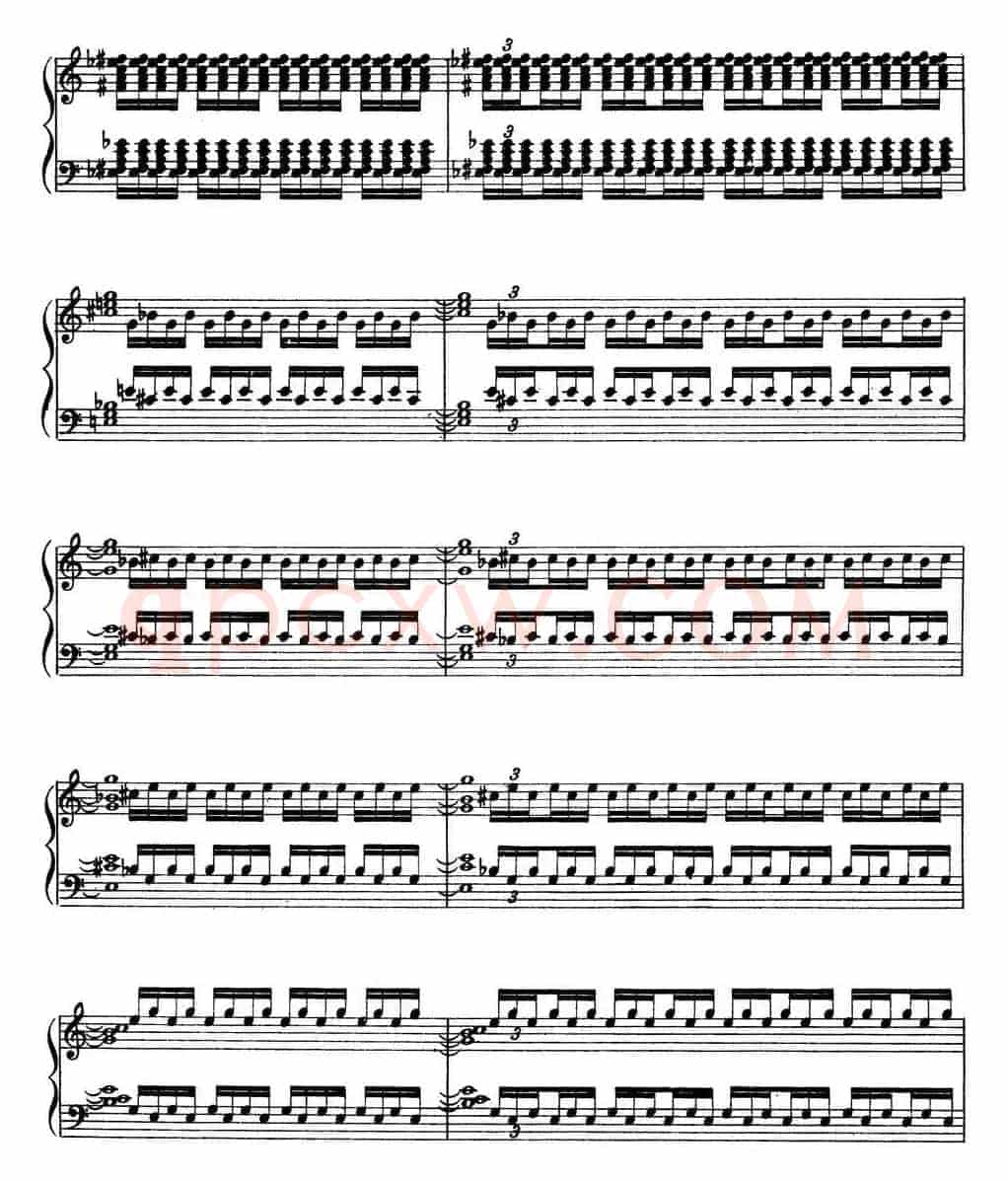 Technical Exercises S.146(李斯特钢琴技巧练习 BOOK Ⅸ)