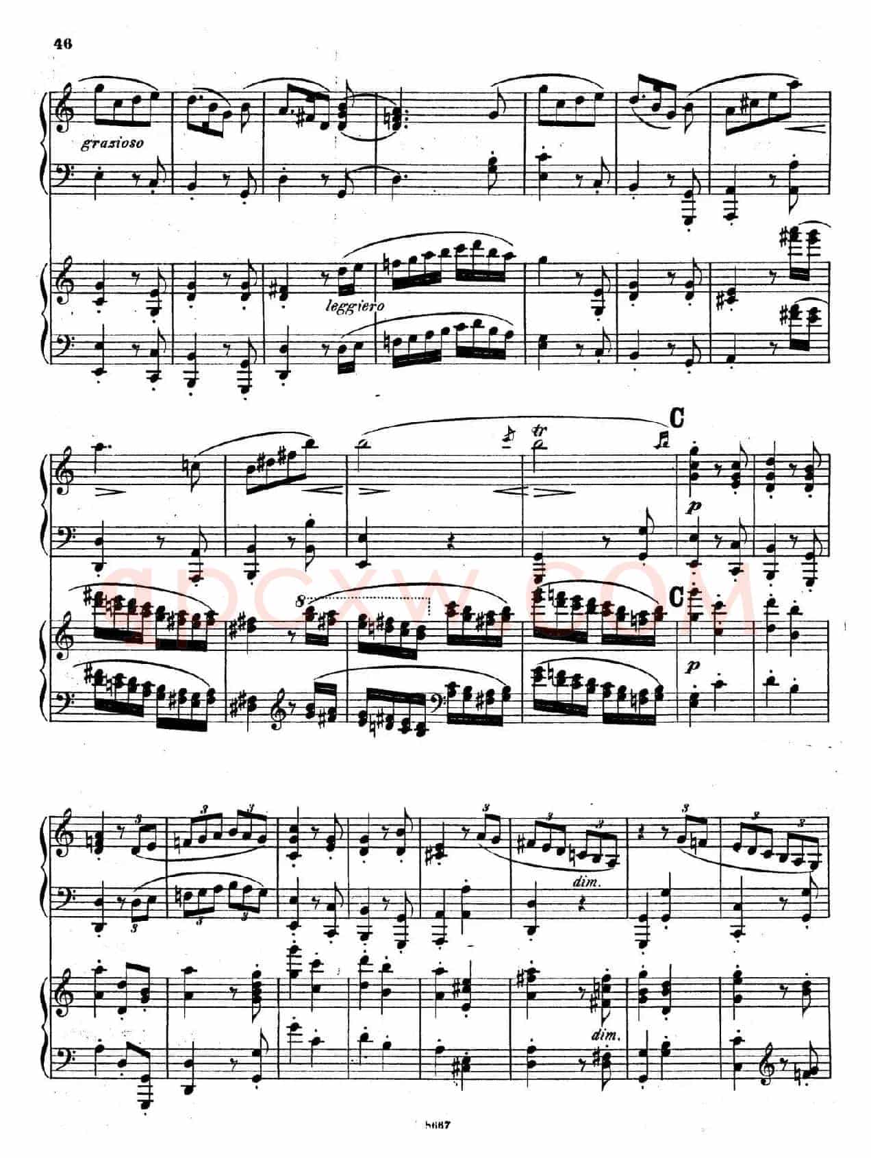 Symphony No.4 in e Minor Op.98(e小调第四交响曲·双钢琴)