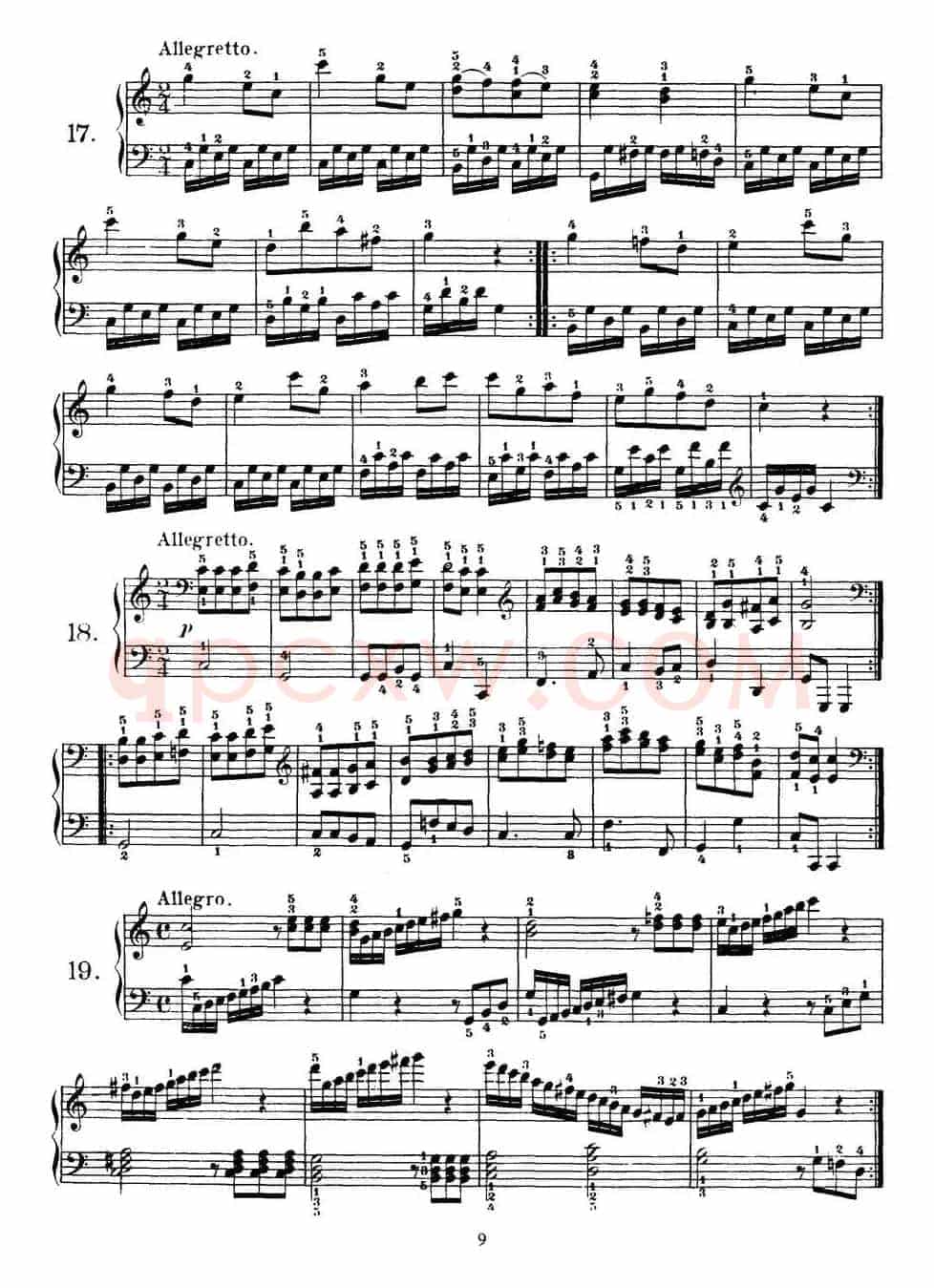 Czerny - 100 Progressive Studies Op.139 （1—21）