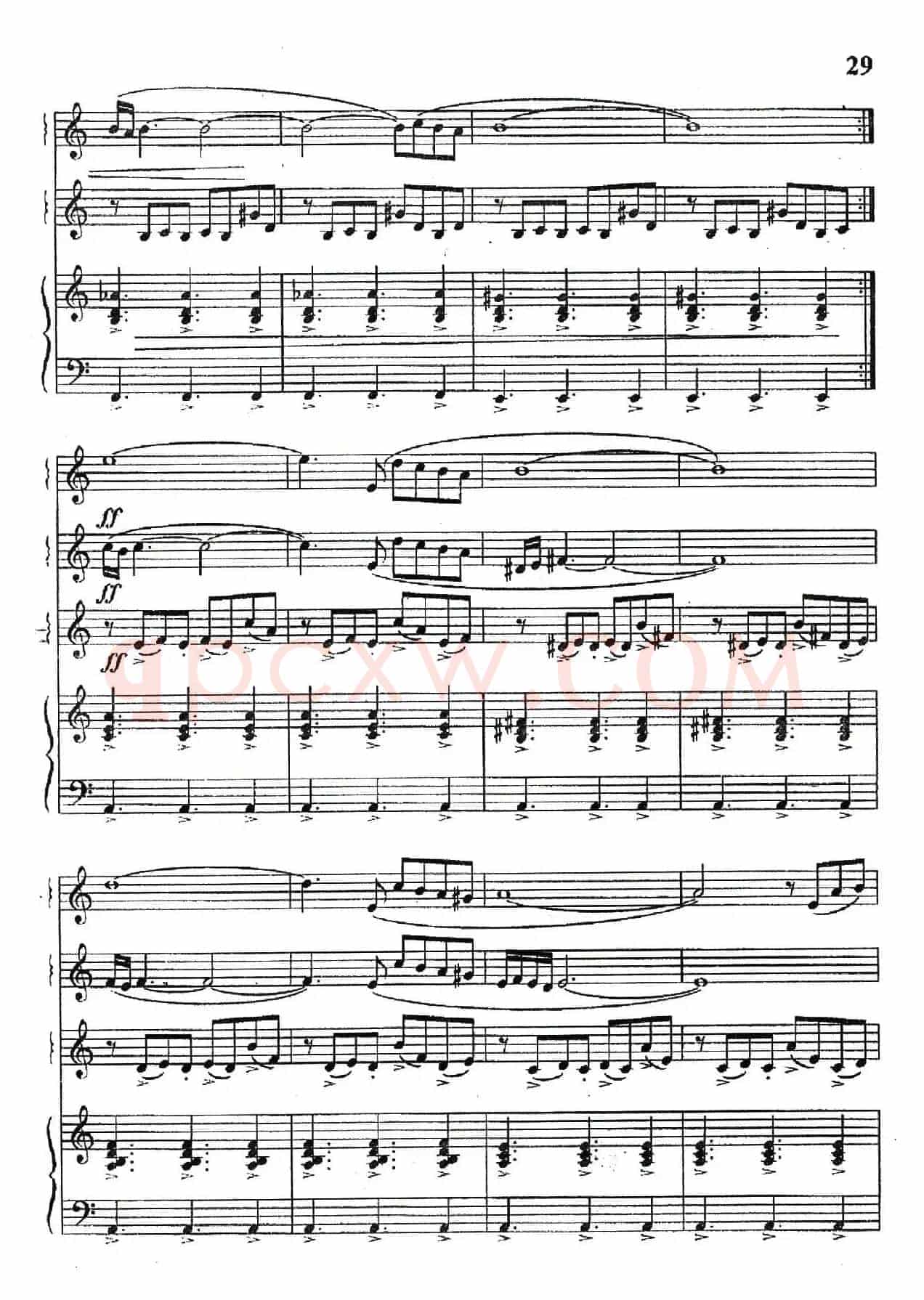 Libertango（自由探戈）（四重奏、俄罗斯原版谱）