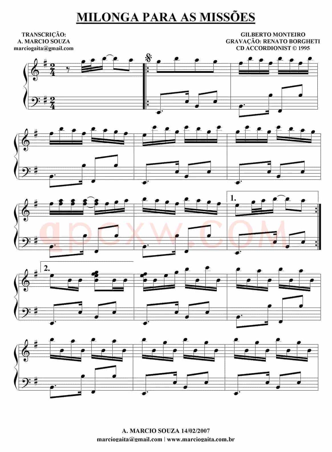 Milonga Para As Missoes （秋日起舞）