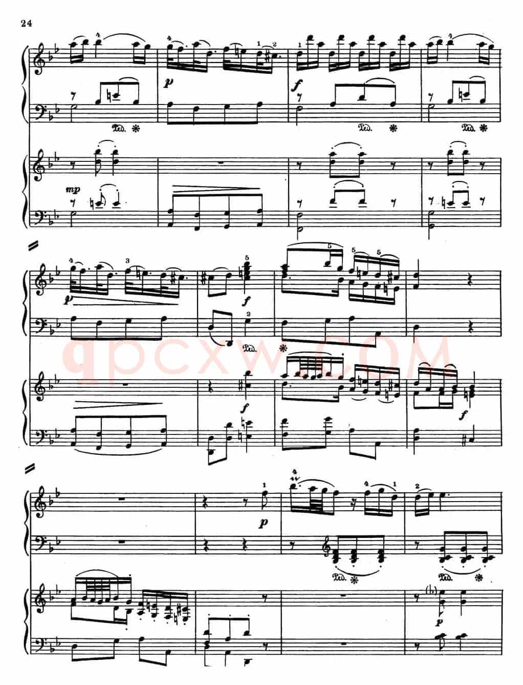 二十八部钢琴协奏曲 No.4
