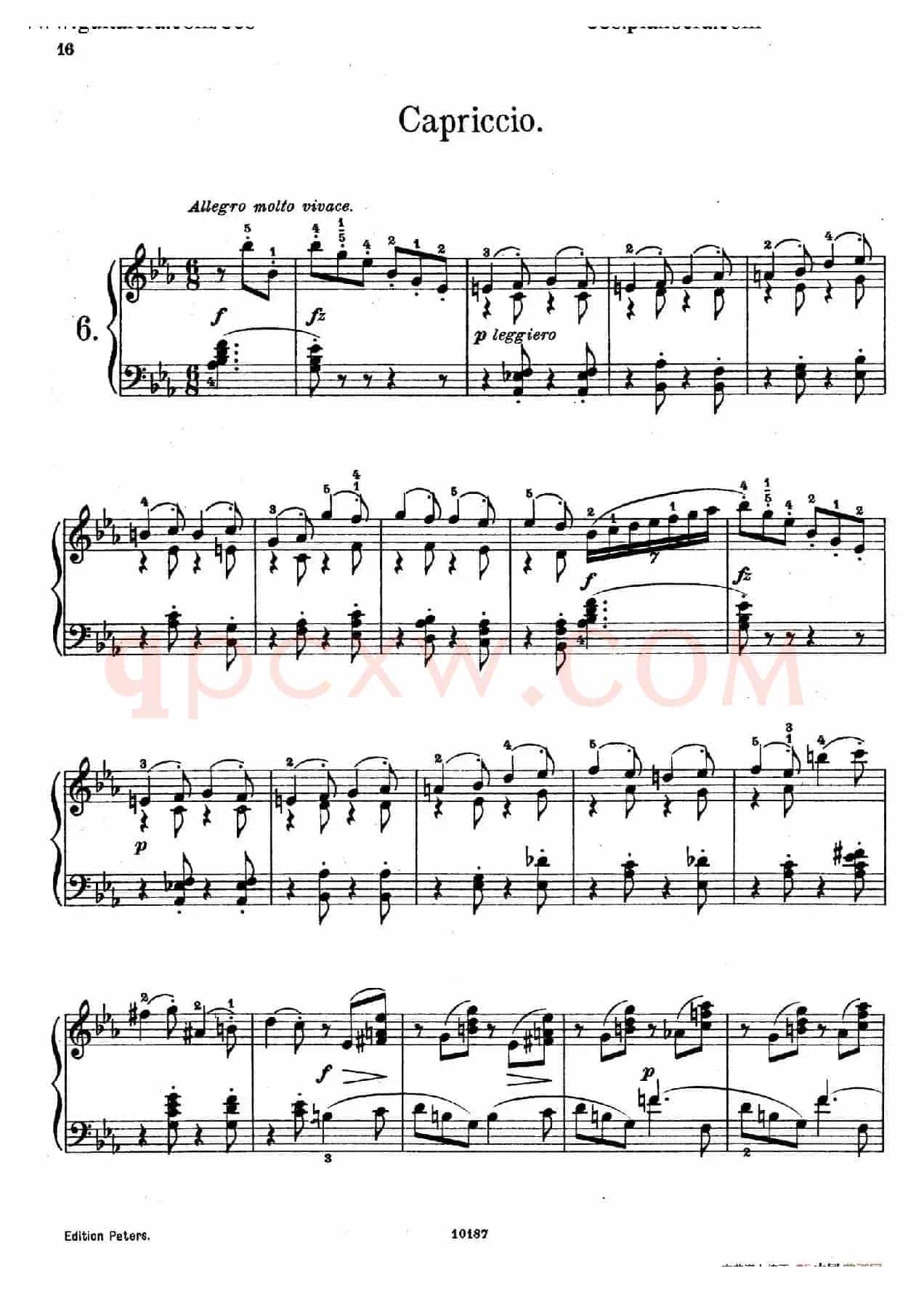 Akvareller Op.19(水彩画 6. 随想曲)