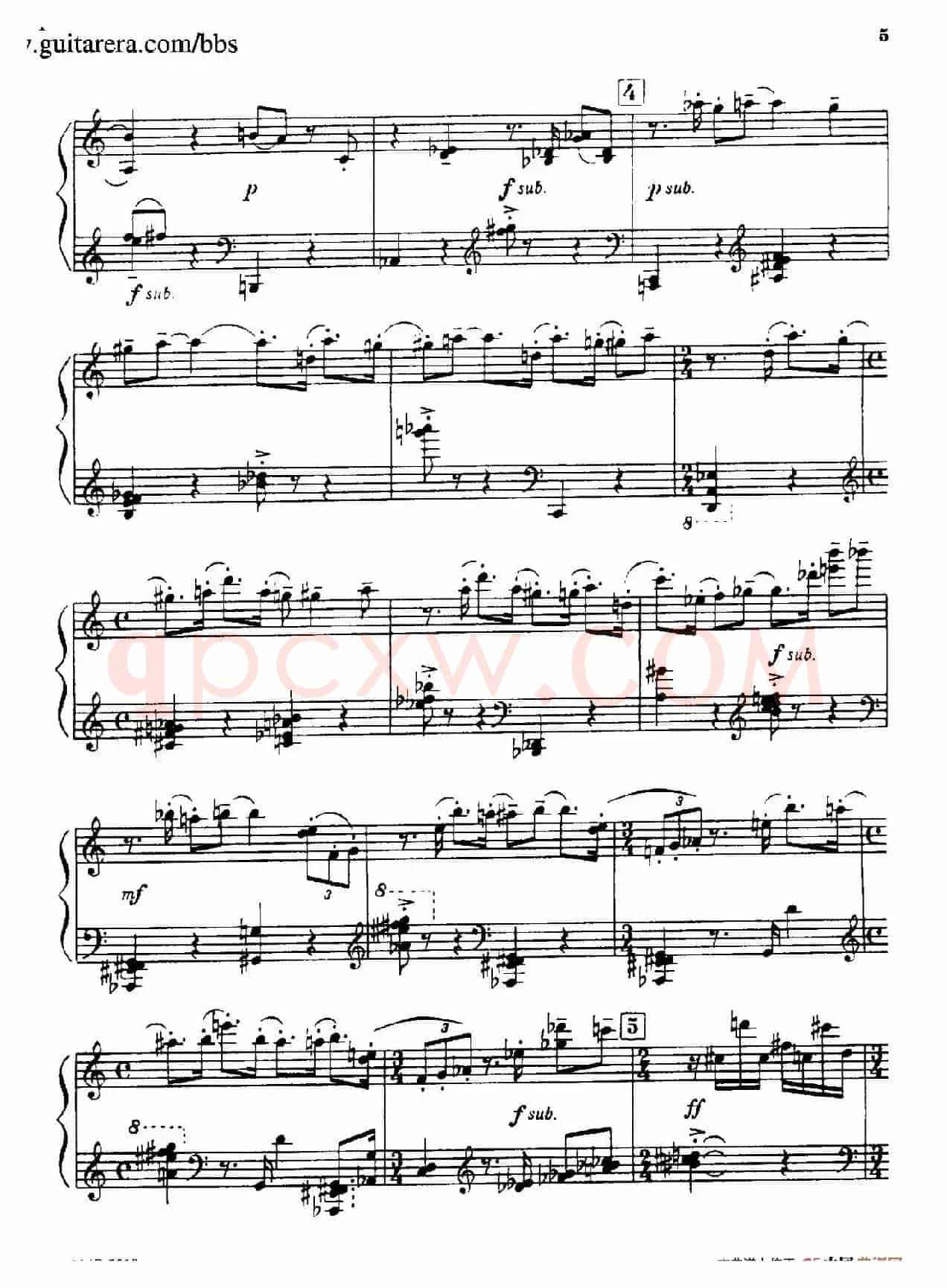 Piano Sonata(钢琴奏鸣曲· 第一乐章)