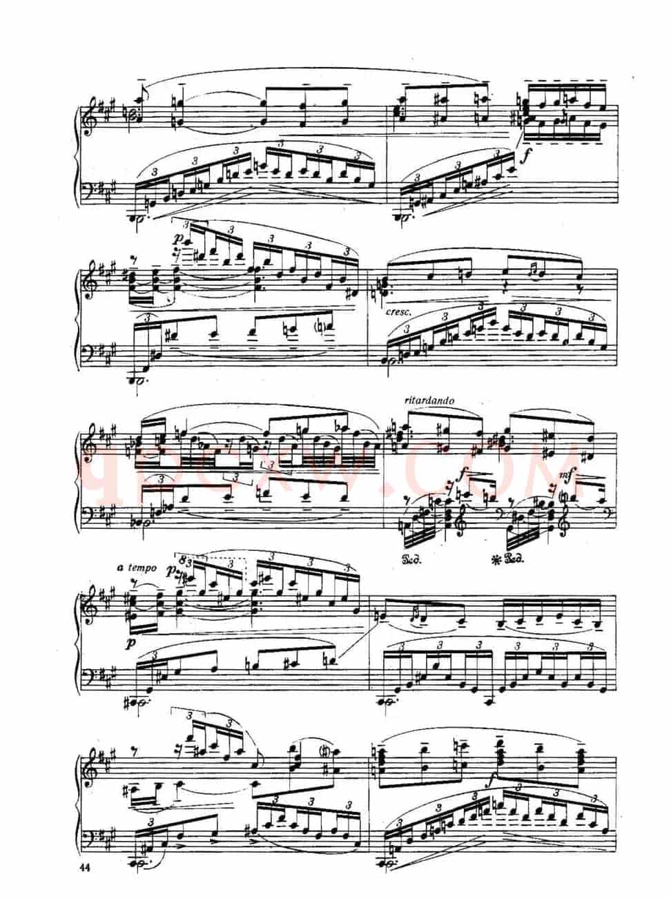 Six Préludes Exotiques Op·17（6首特色前奏曲·3）