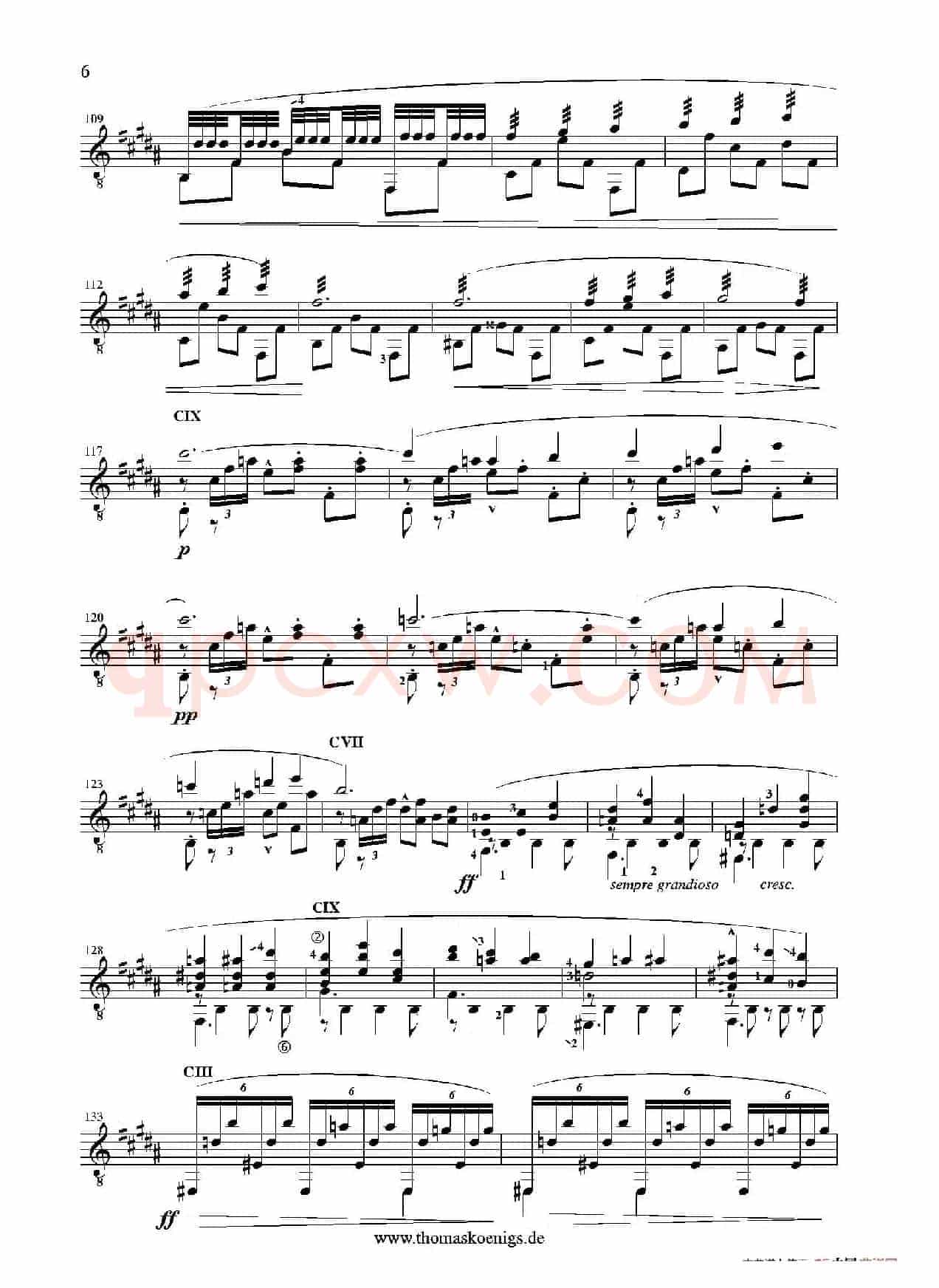 Cordoba op.232 NO.4（古典吉他）