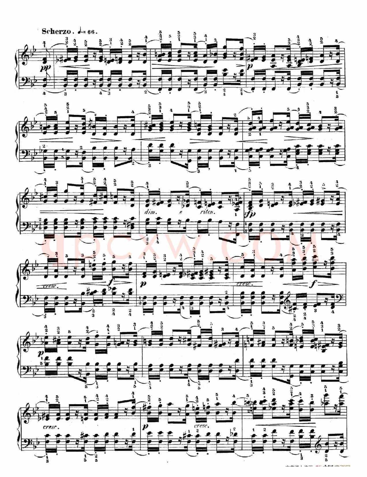 Variations on Je Vends Des Scapulaires Op.12(降B大调华丽变奏曲)