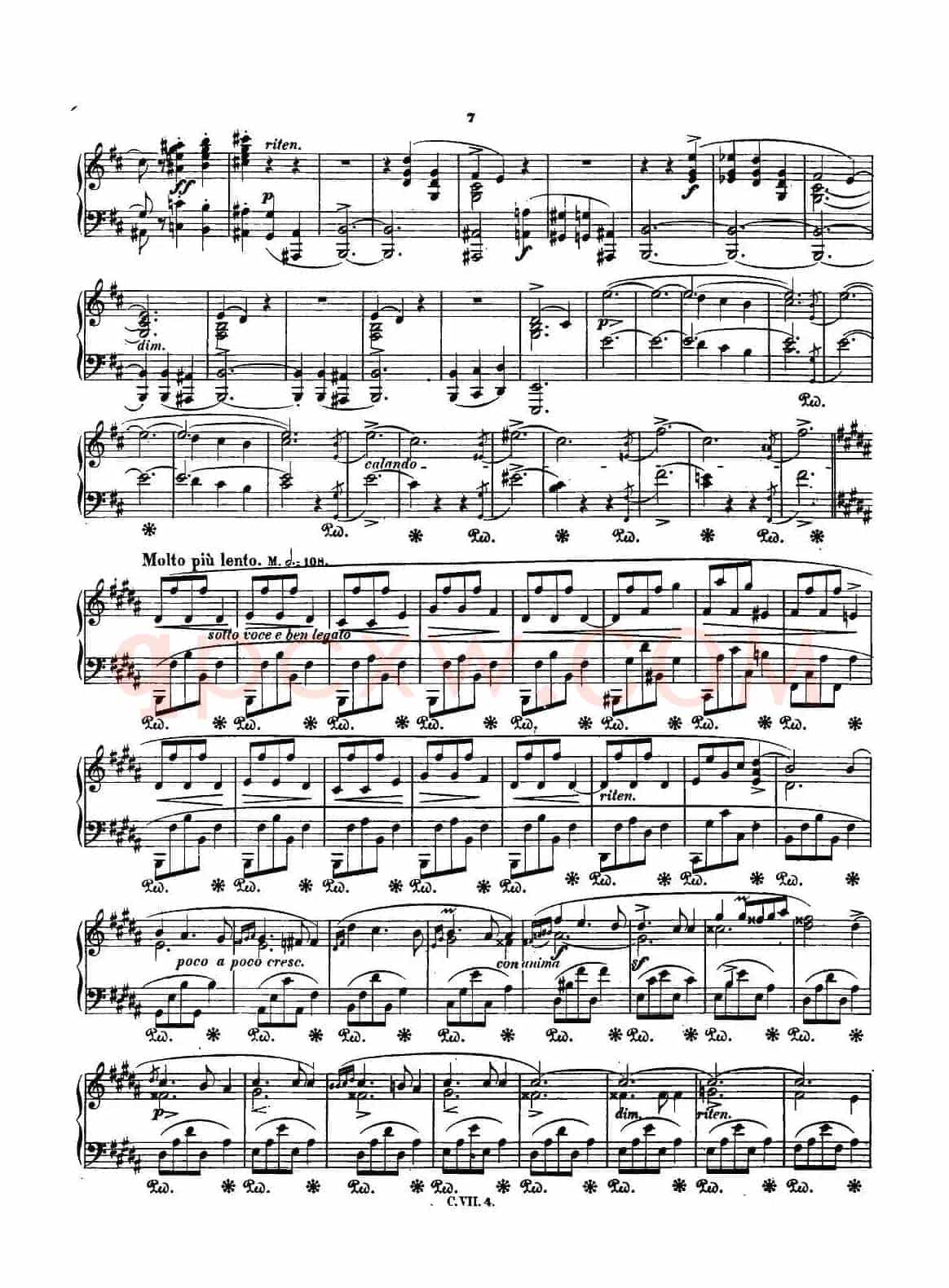 肖邦 钢琴谐谑曲 Chopin Scherzo(No.1 b小调,Op.20)