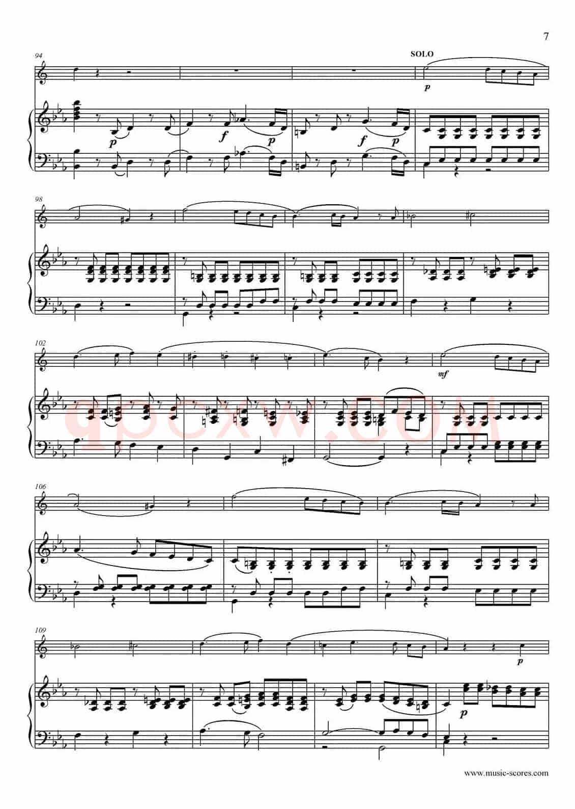 Mozart：Concerto KV495 No.4-1st（中音萨克斯+钢琴伴奏）
