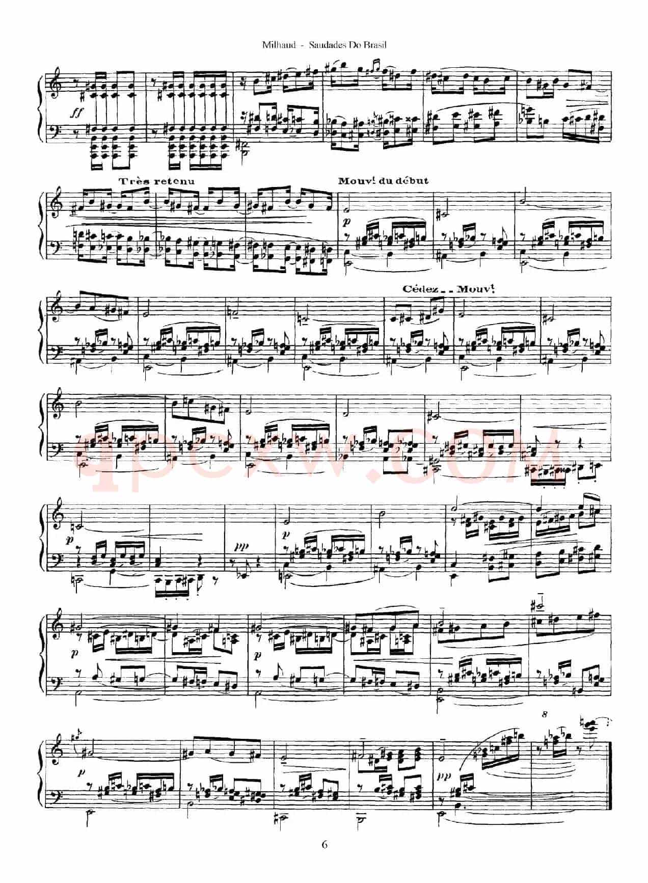 Saudados do Brasil Op.67(巴西回忆·Ⅲ)