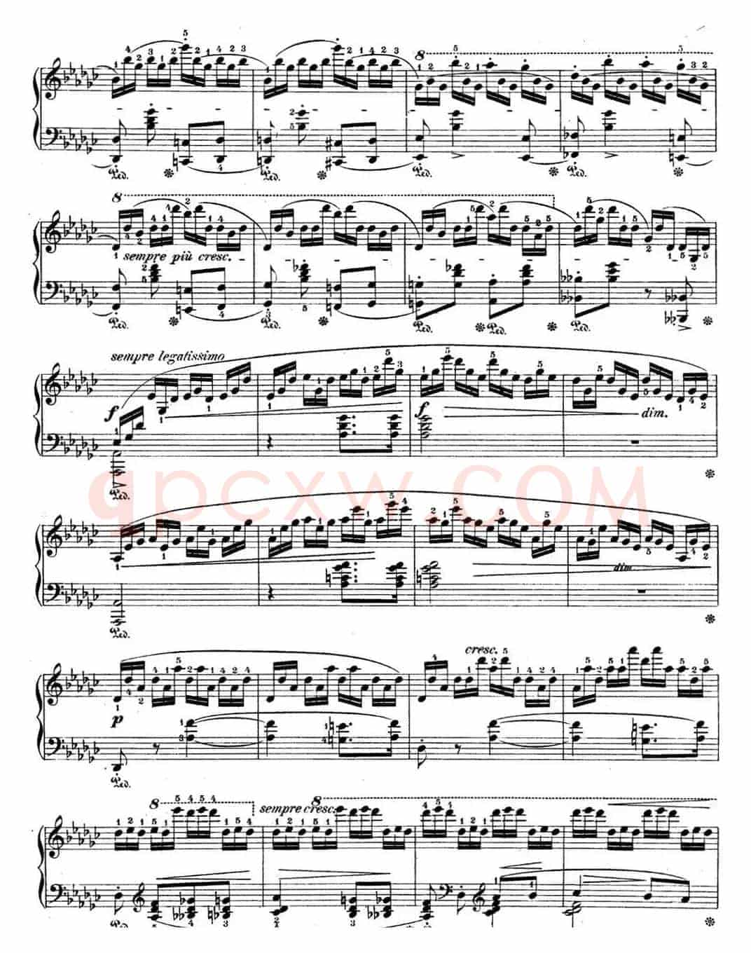 肖邦练习曲5 Op.10 No.5 黑键 降G大调 Gb major Black Key