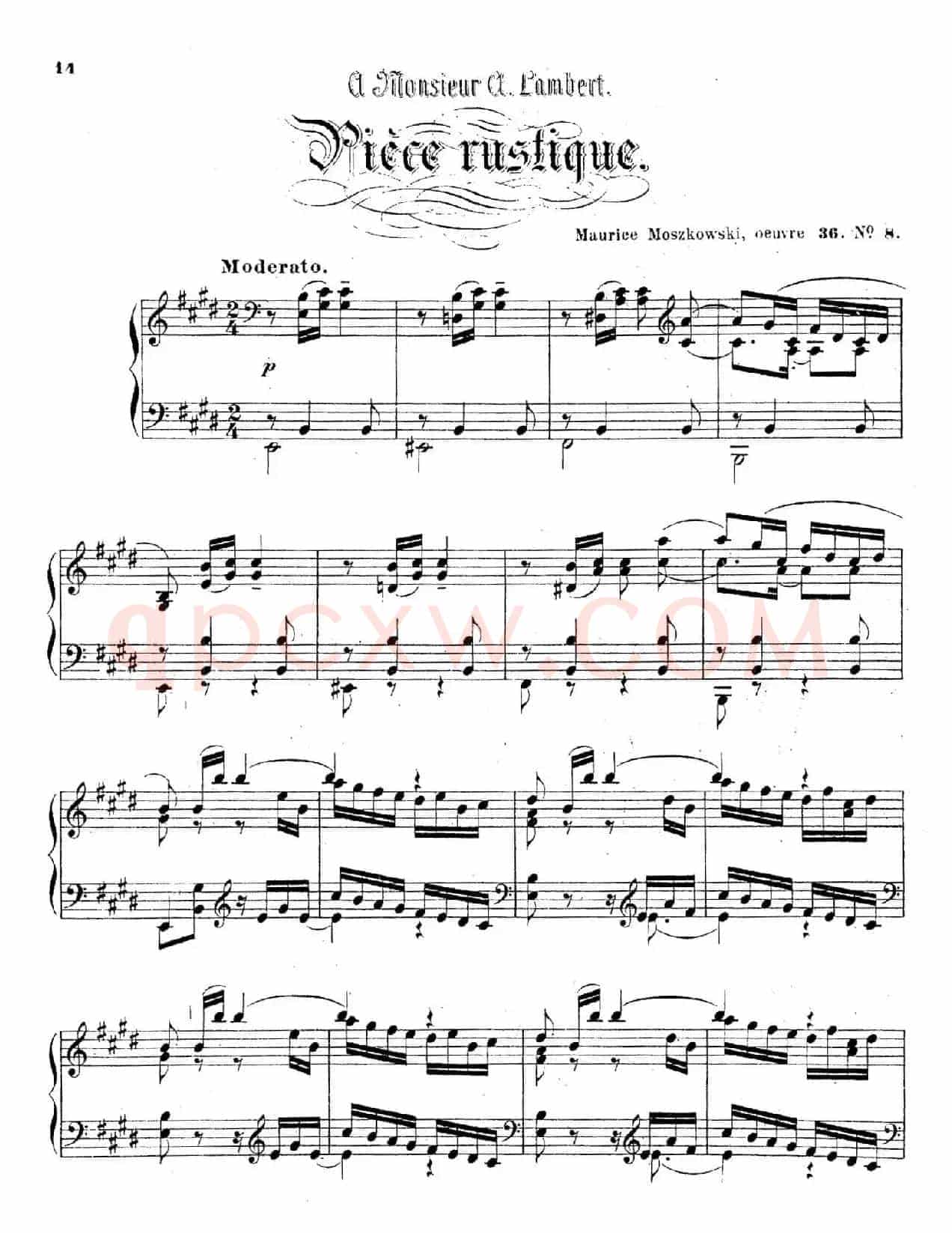 Characteristic Pieces Op.36（8首个性小品·8）
