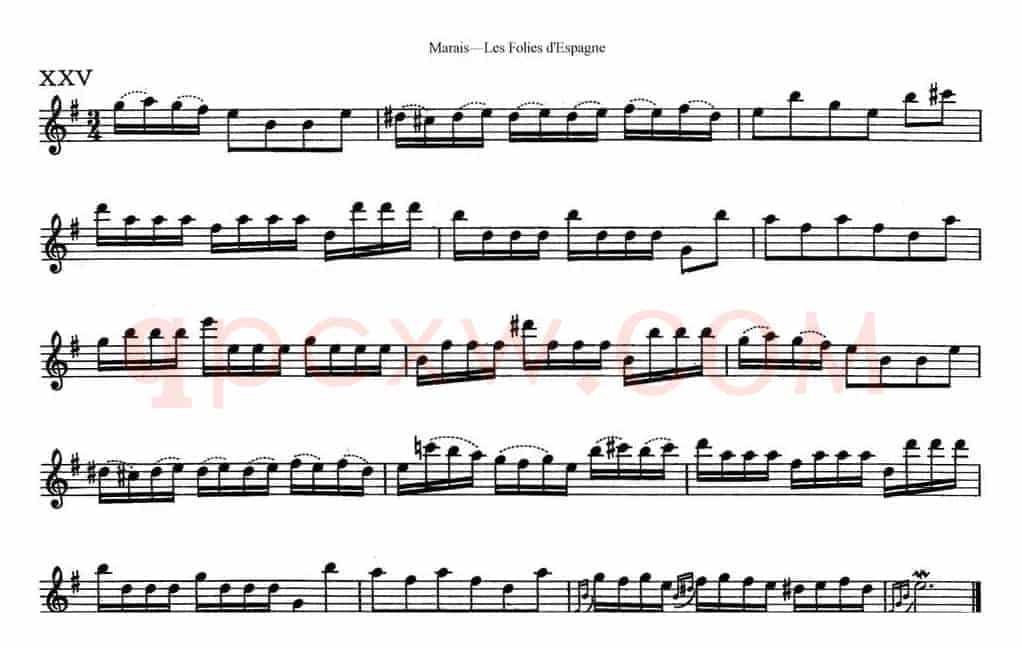 马瑞斯25首长笛小练习曲（NO.22-NO.25）