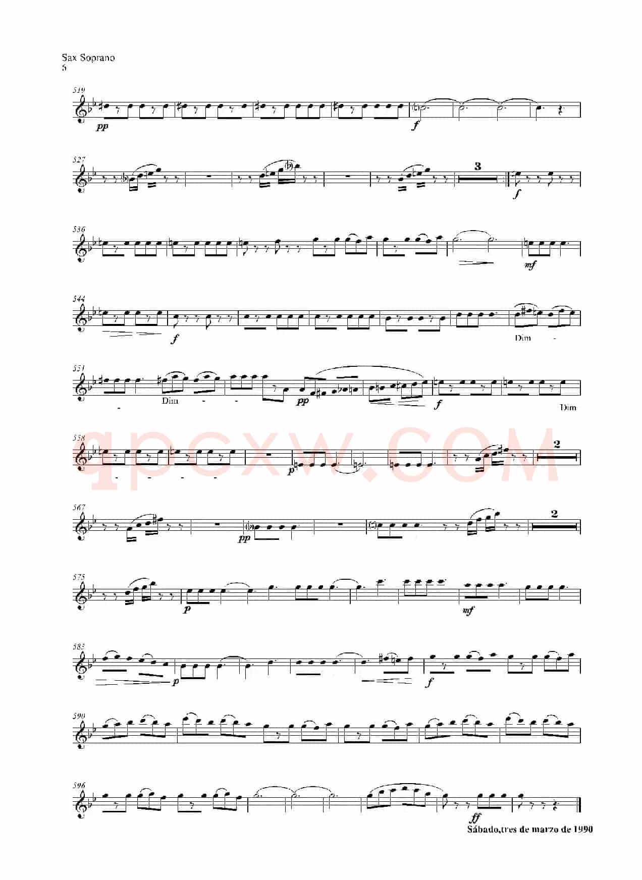 ESTILOS（四重奏高音萨克斯分谱）