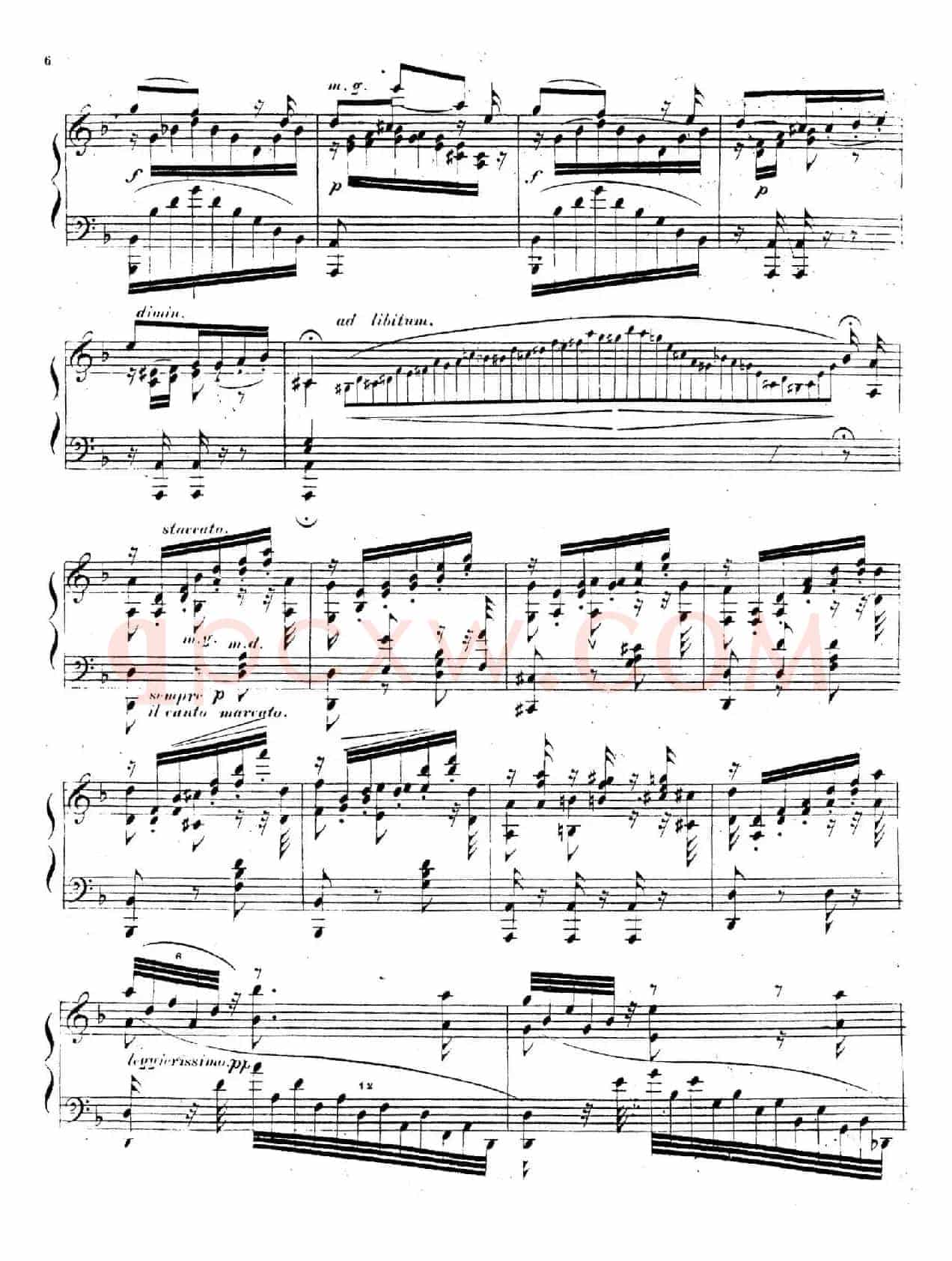 Canzonette Italienne Op.36-5(意大利小歌曲)