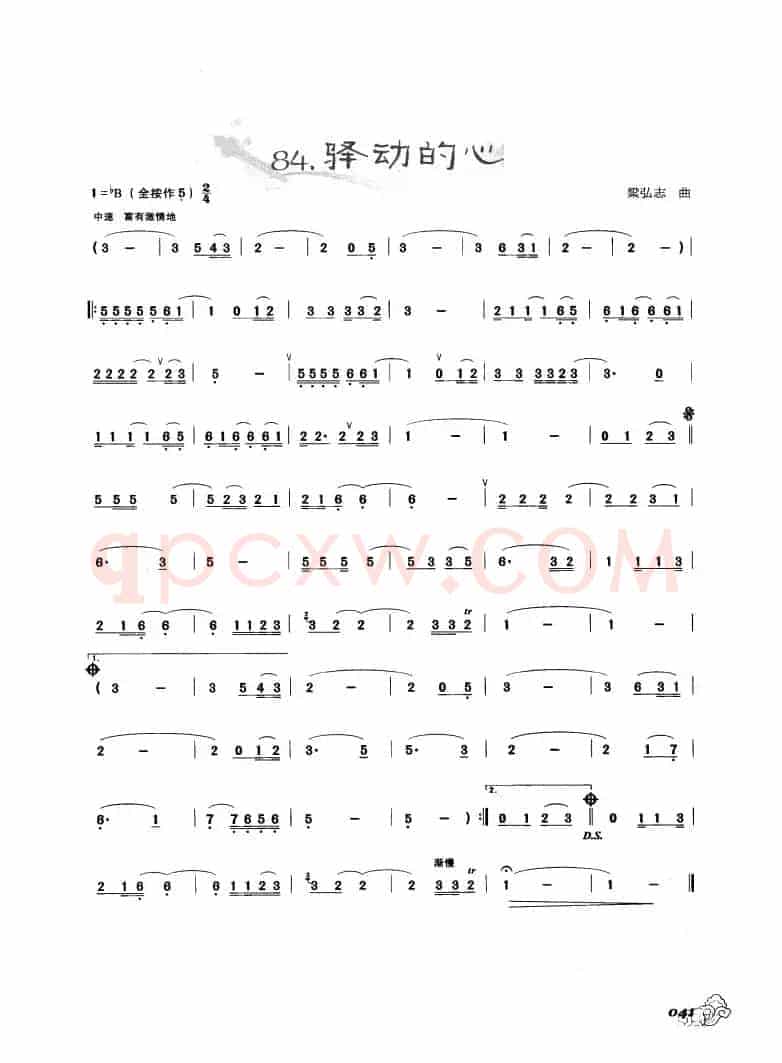 葫芦丝曲精选：驿动的心
