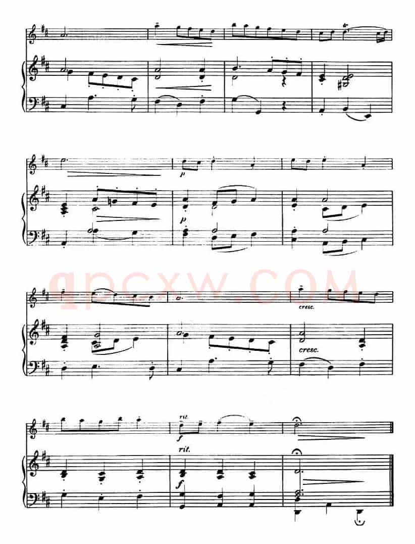 回旋曲（小提琴+钢琴伴奏、博农奇尼作曲版）