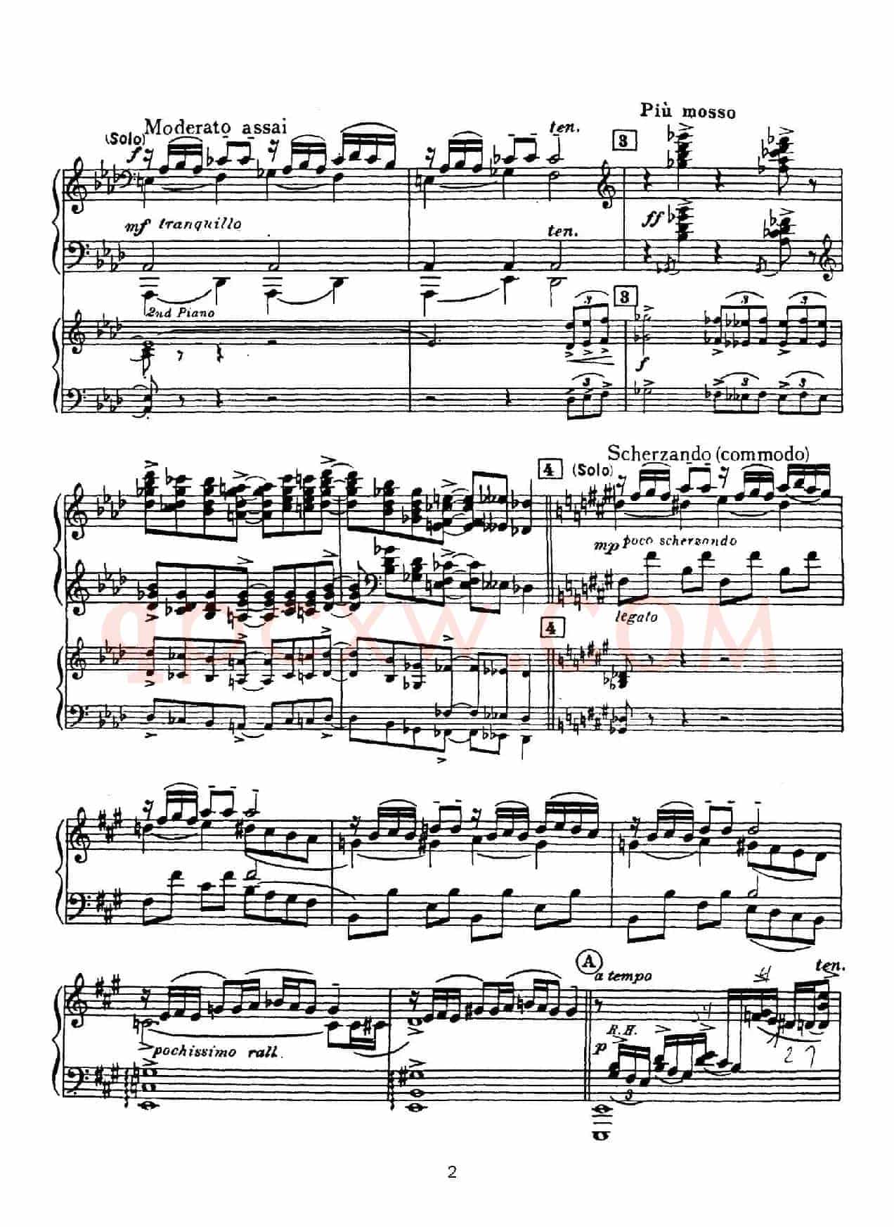 Rhapsody in Blue（蓝色狂想曲）（双钢琴）