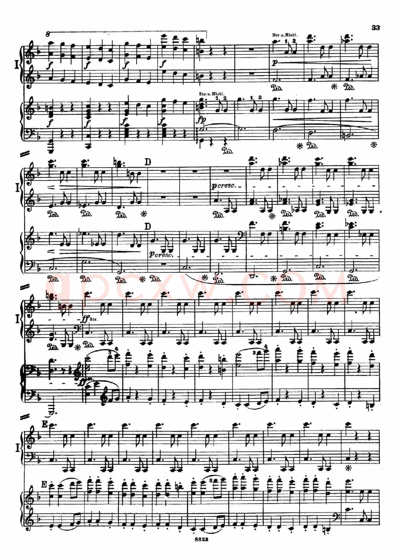 d小调第九交响曲 Op.125(双钢琴P33——42)