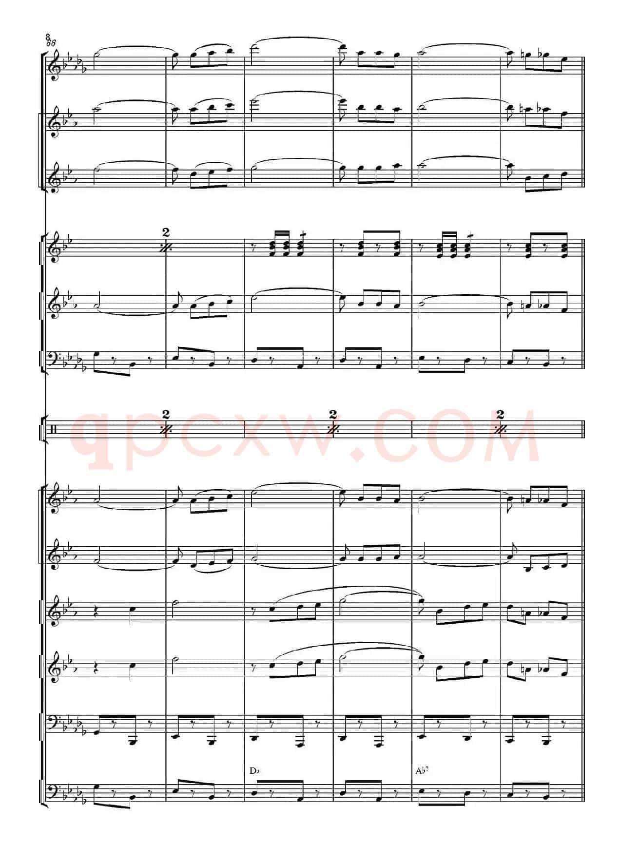 俄罗斯进行曲（marche-834）（合奏、俄罗斯原版谱）